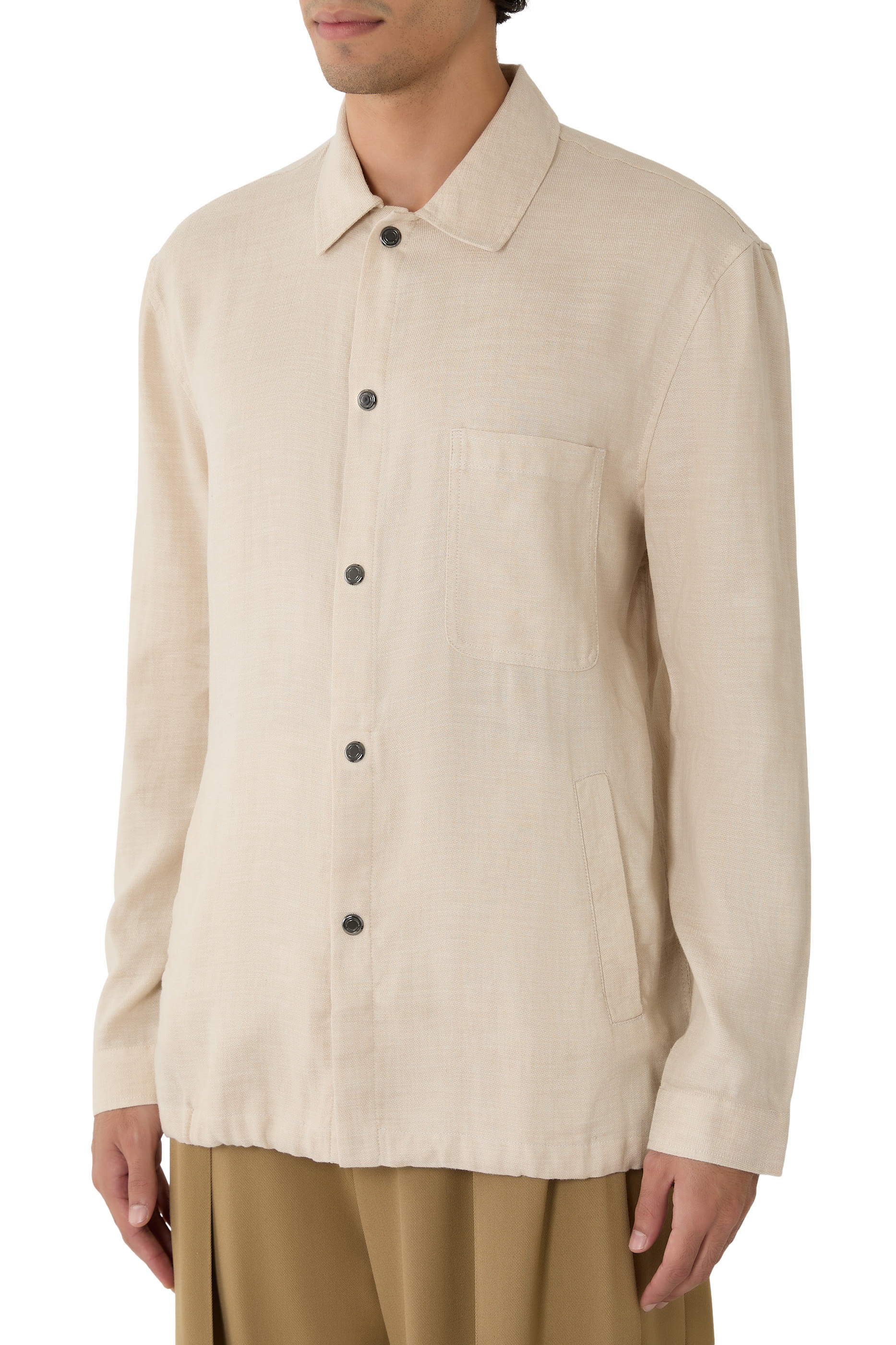  Diego Linen Coach Jacket