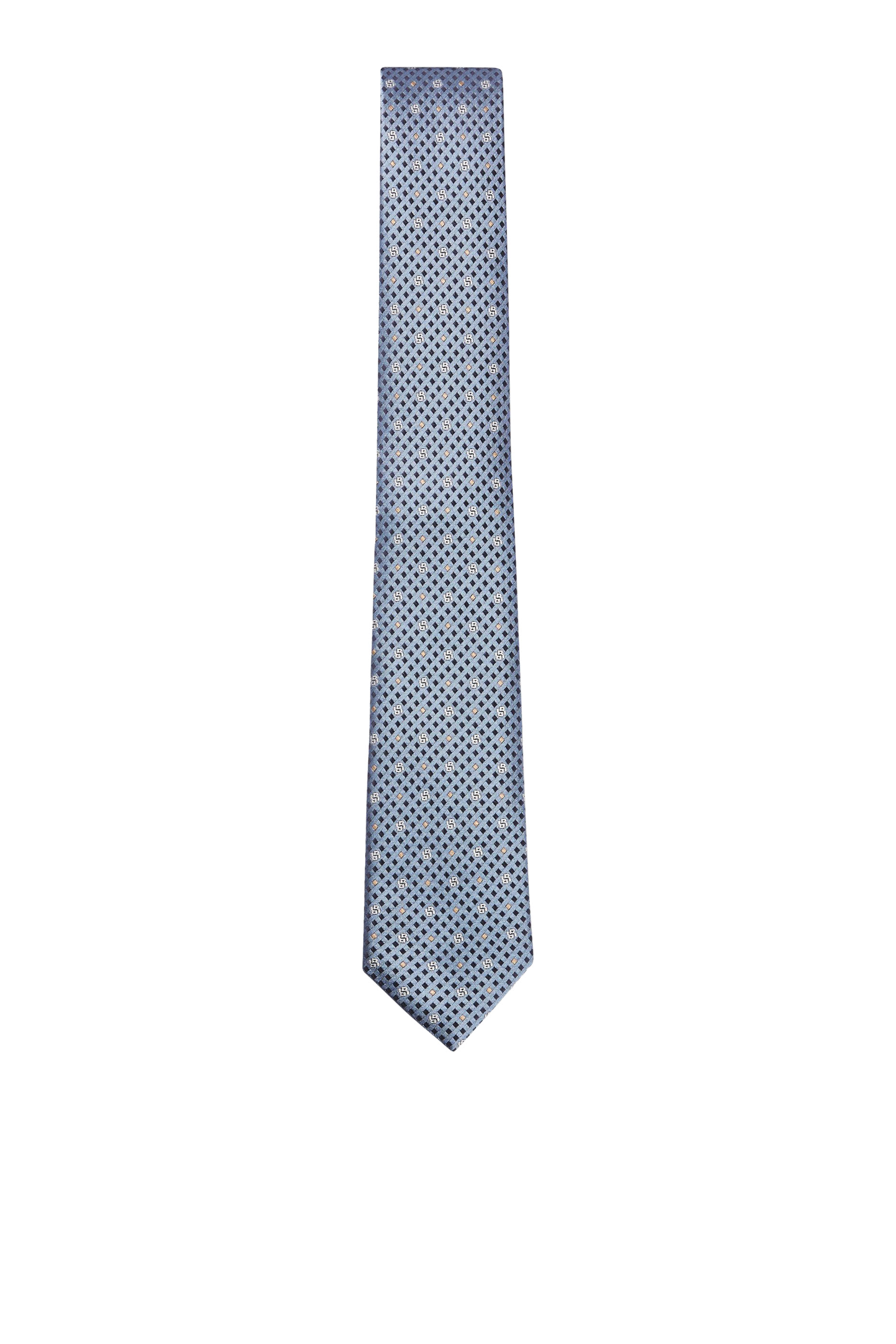 Jacquard Double B Monograms Silk Tie