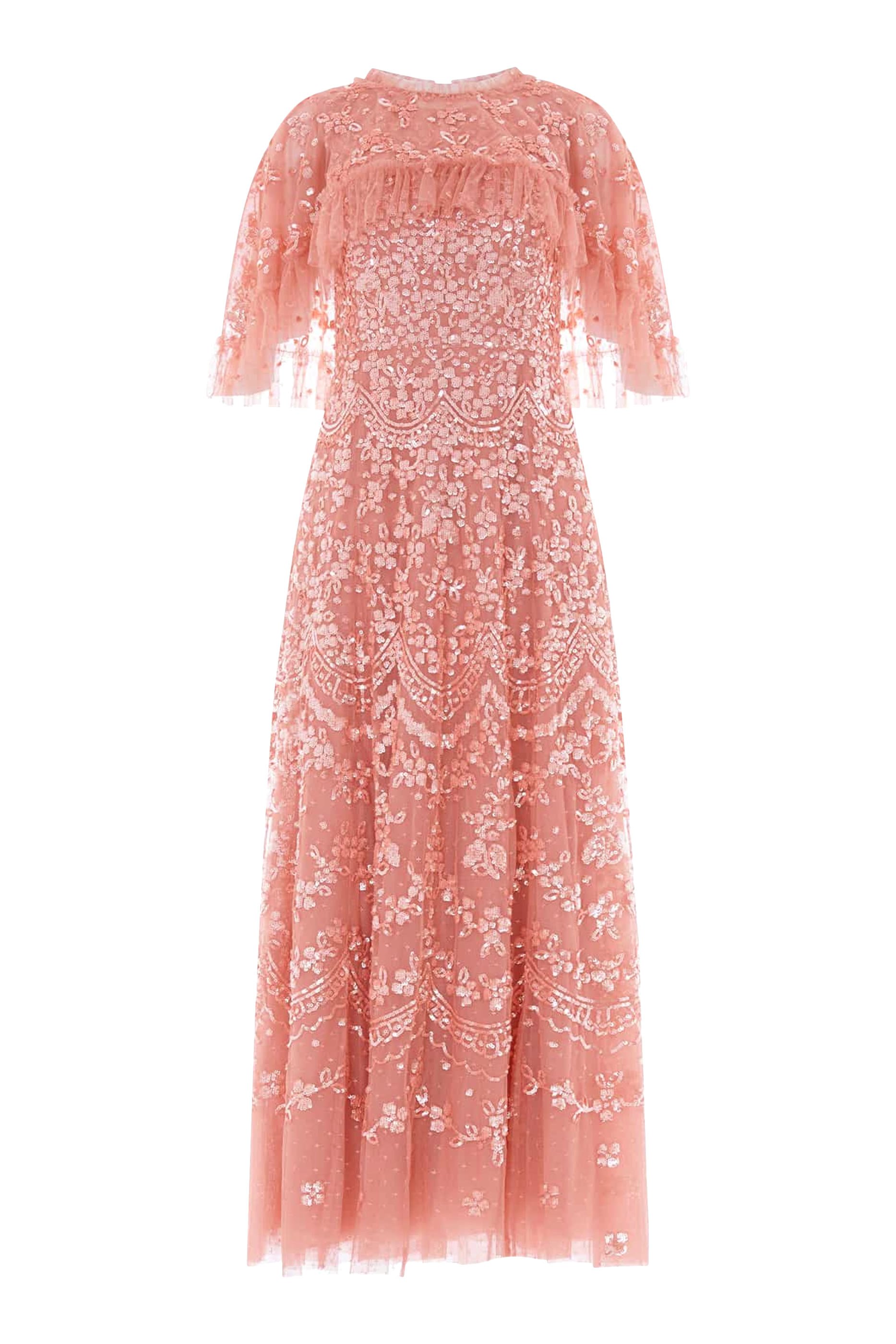 Freya Cape Ankle Gown