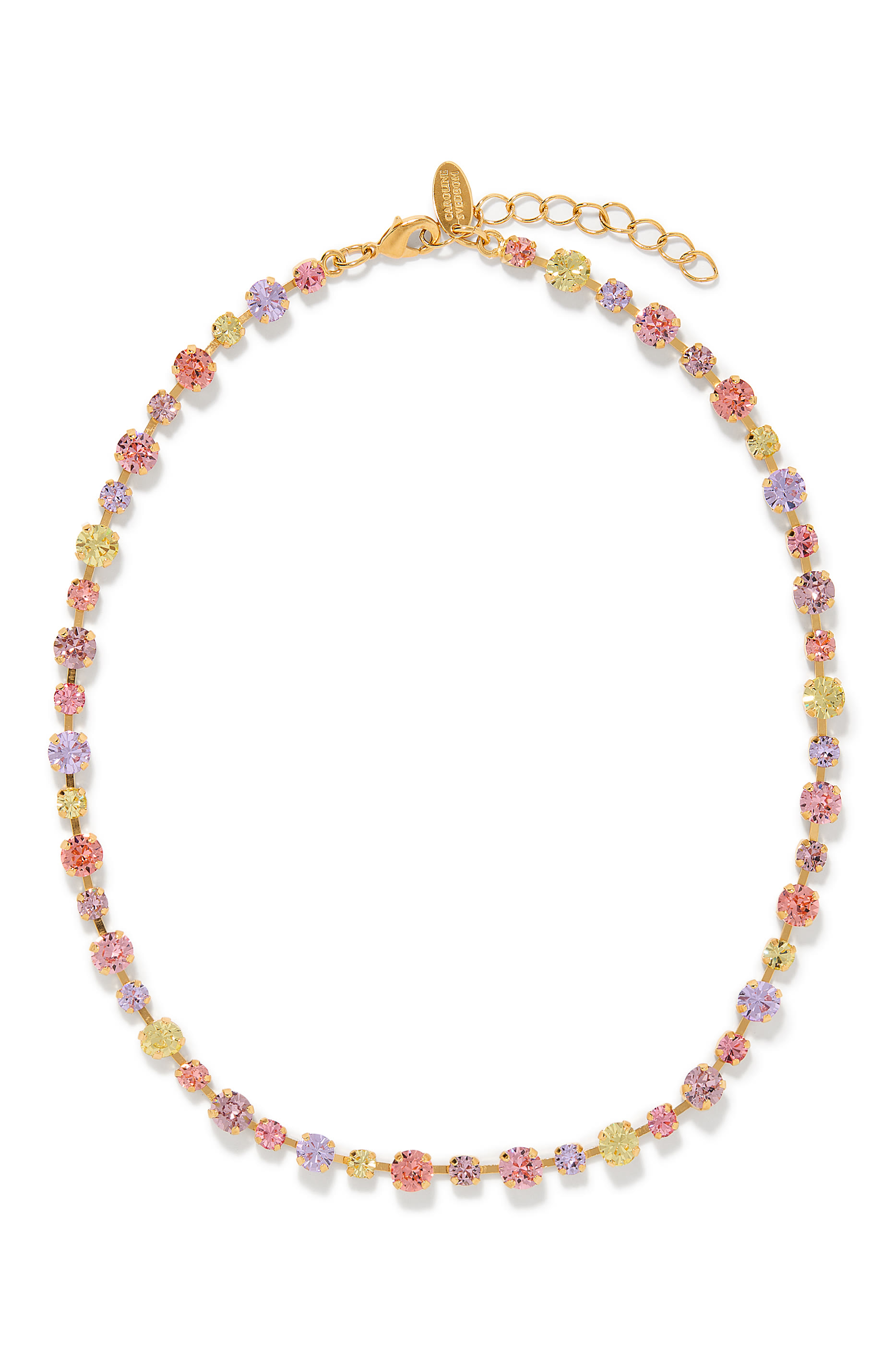 Summer Combo Calanthe Necklace, 18K Gold-Plated Brass & Crystals