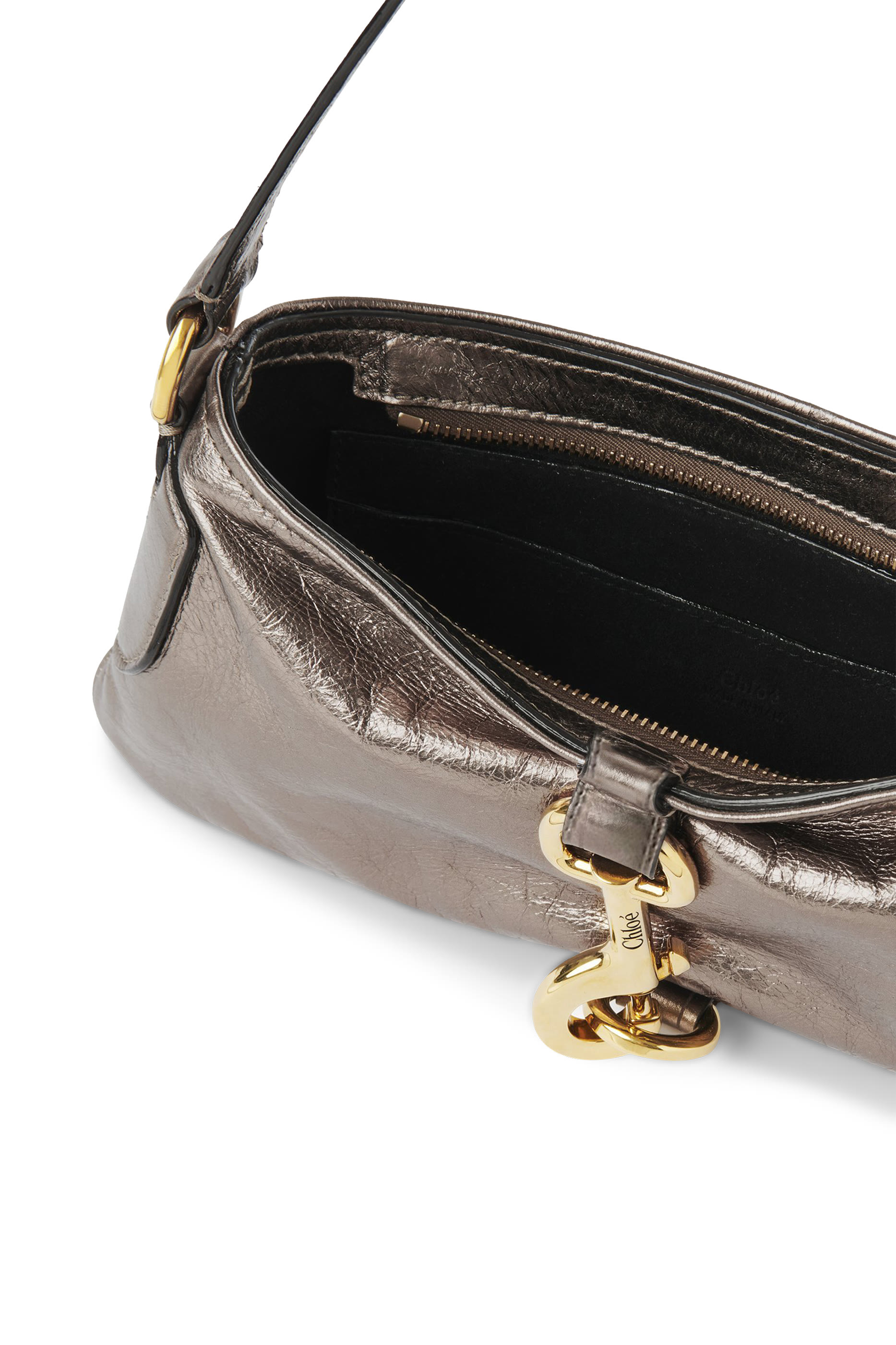 Kerala 25 Shoulder Bag in Metalized Calfskin