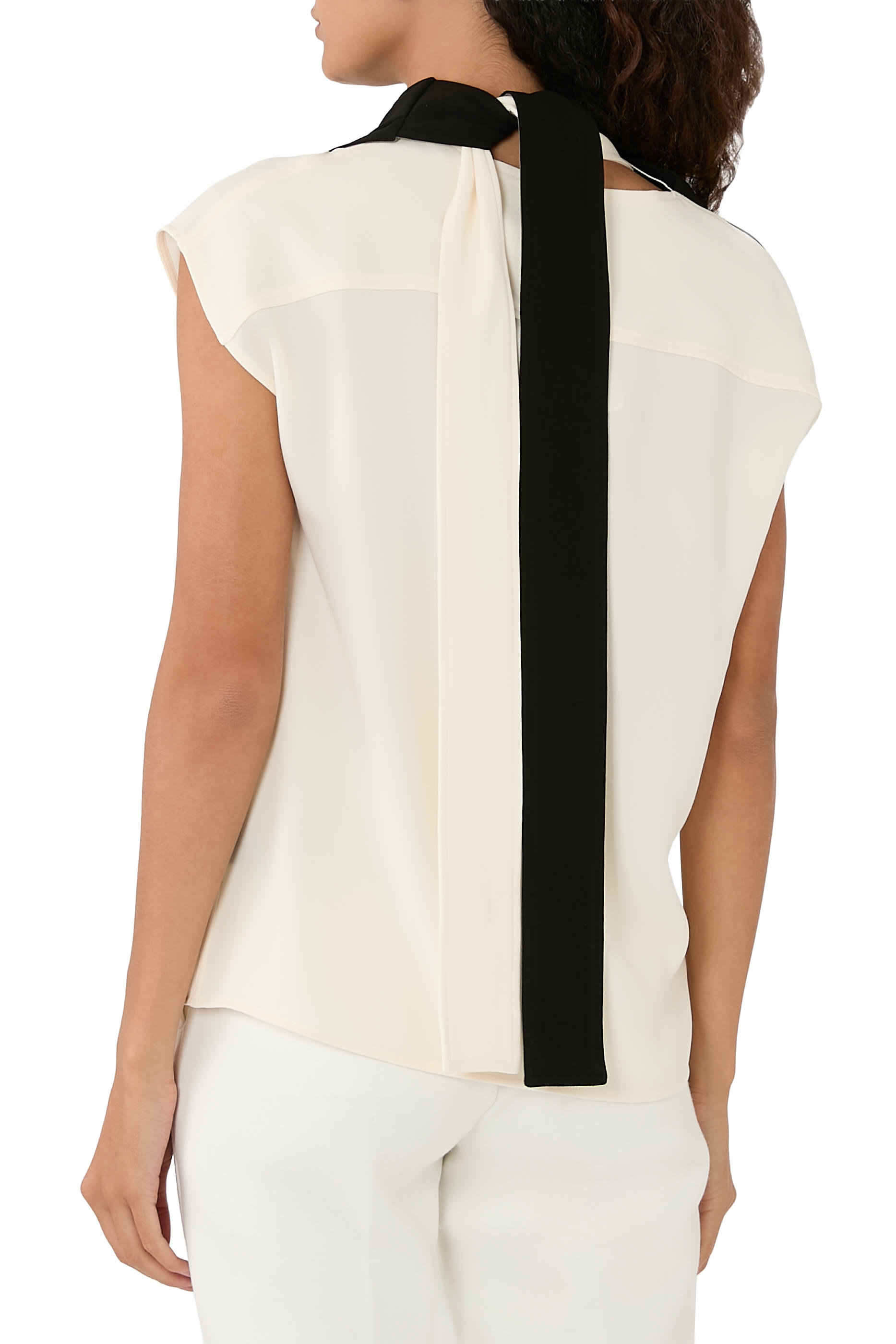 Elsa Asymmetric Crepe Top