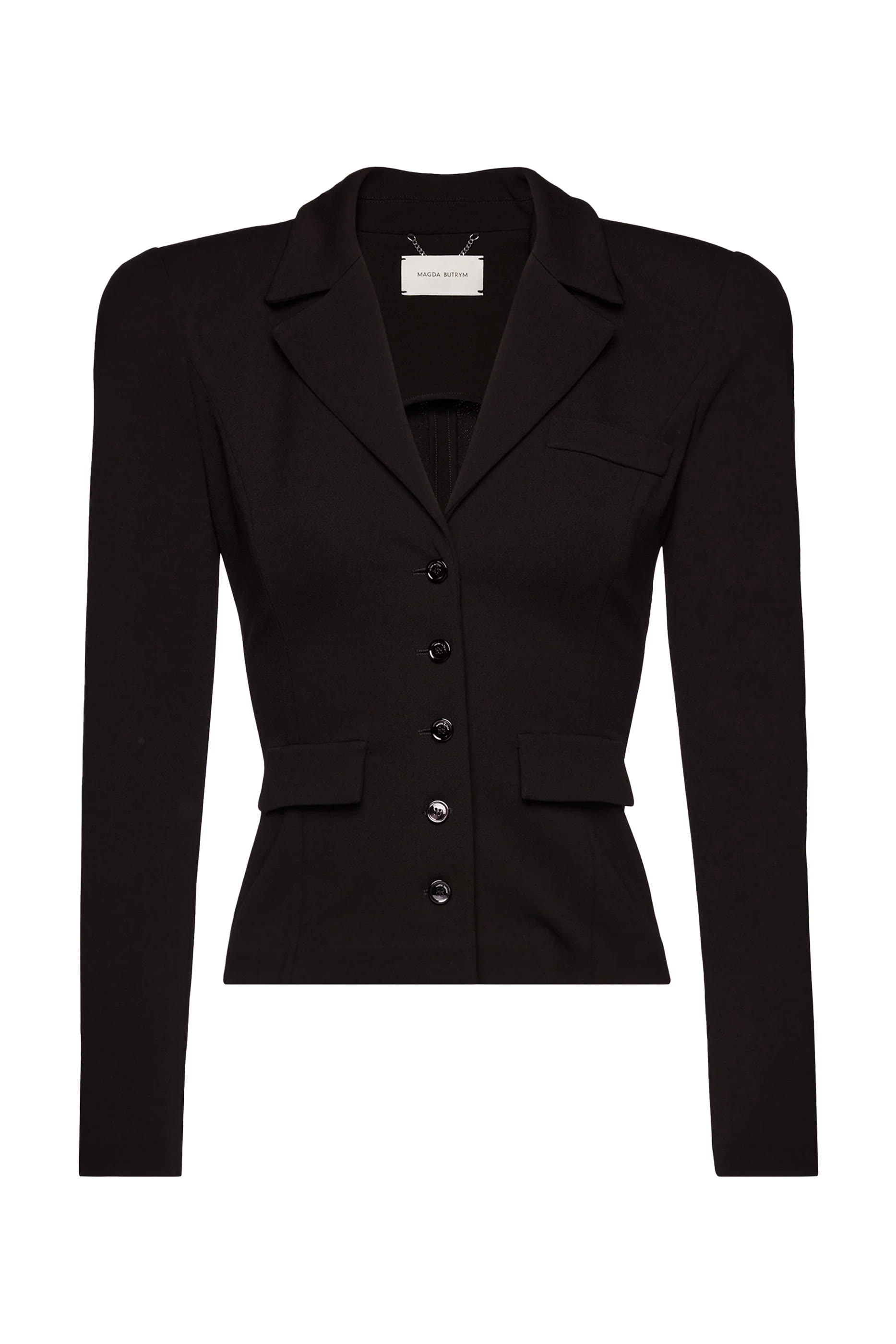 Fitted Single-Button Blazer 
