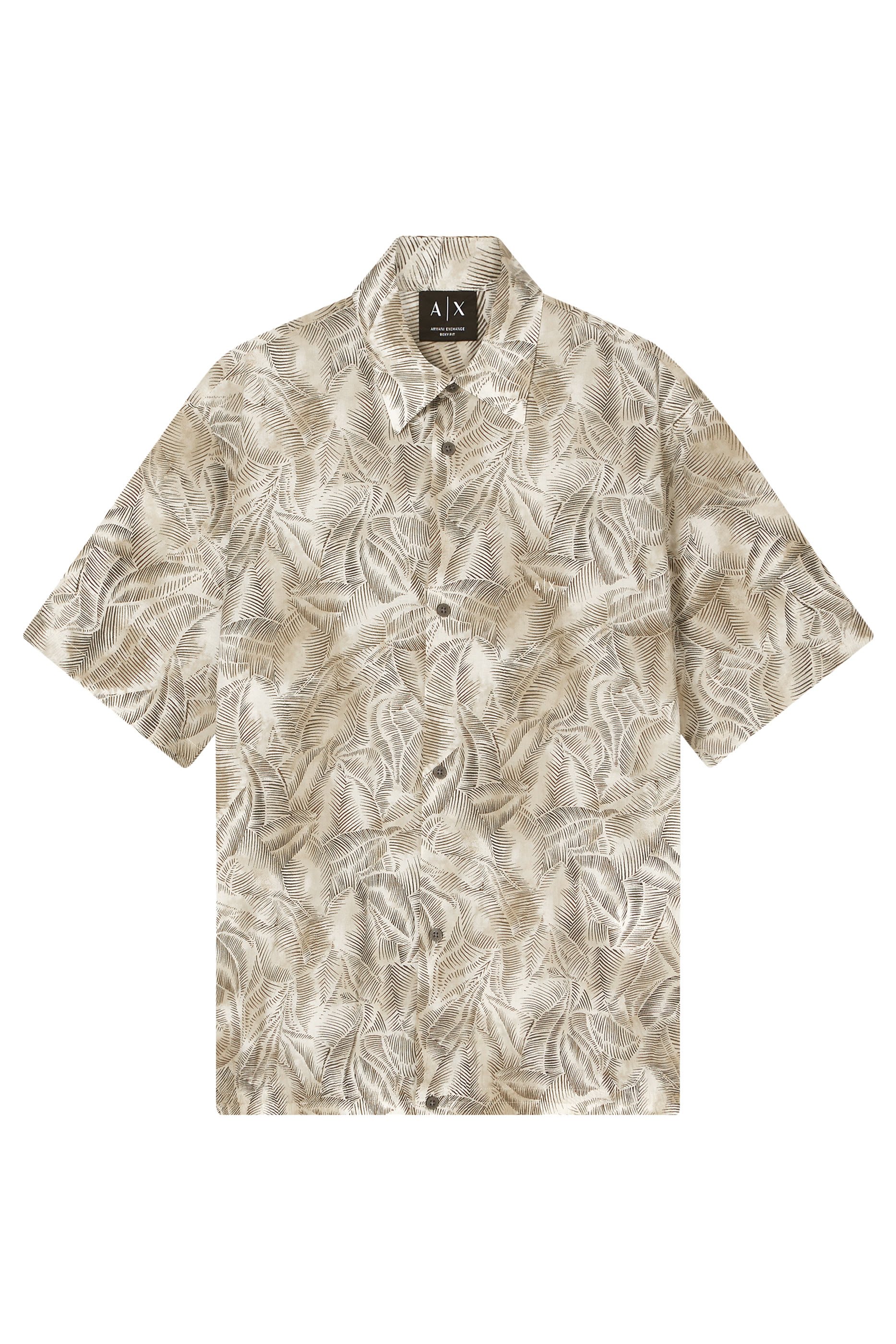 Hidden Button Placket Shirt