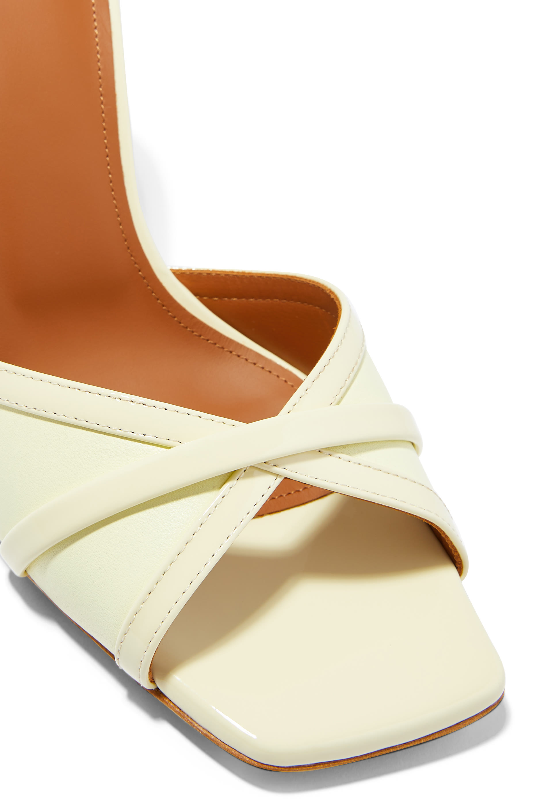 Perla 85 Leather Mules