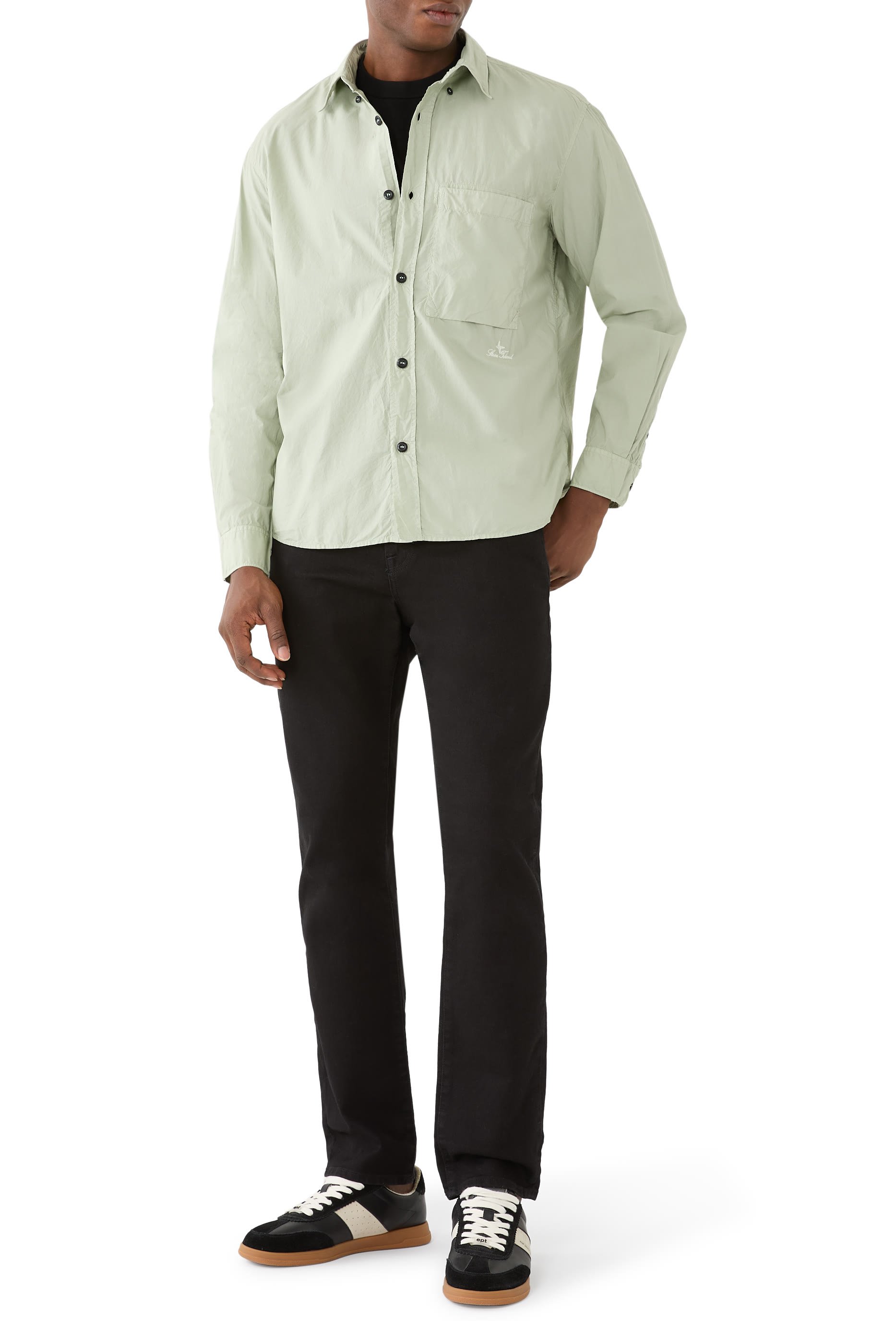 Organic Cotton Tela &lsquo;Paracadute&rsquo; Overshirt