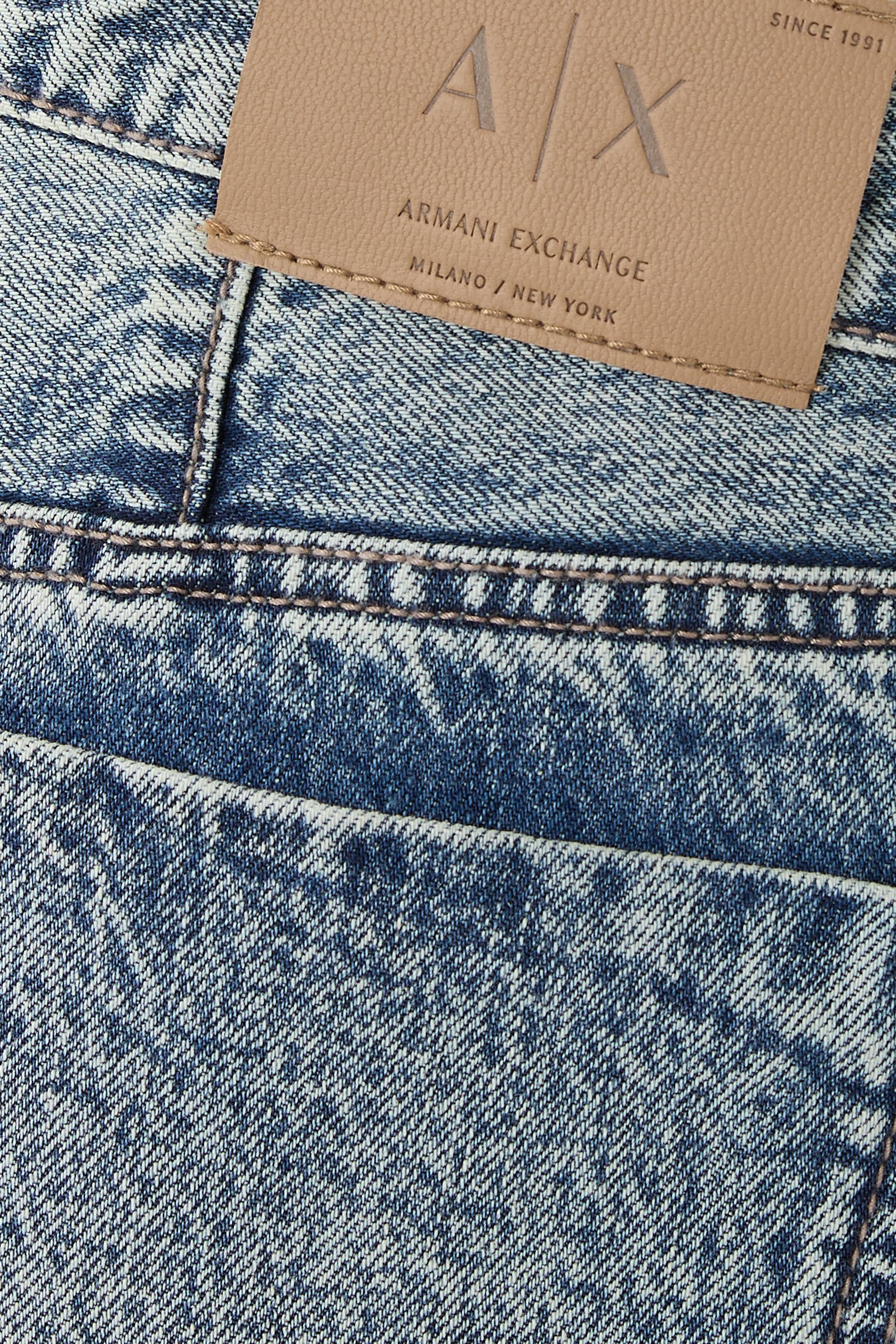 One Block Up Loose Denim Pants