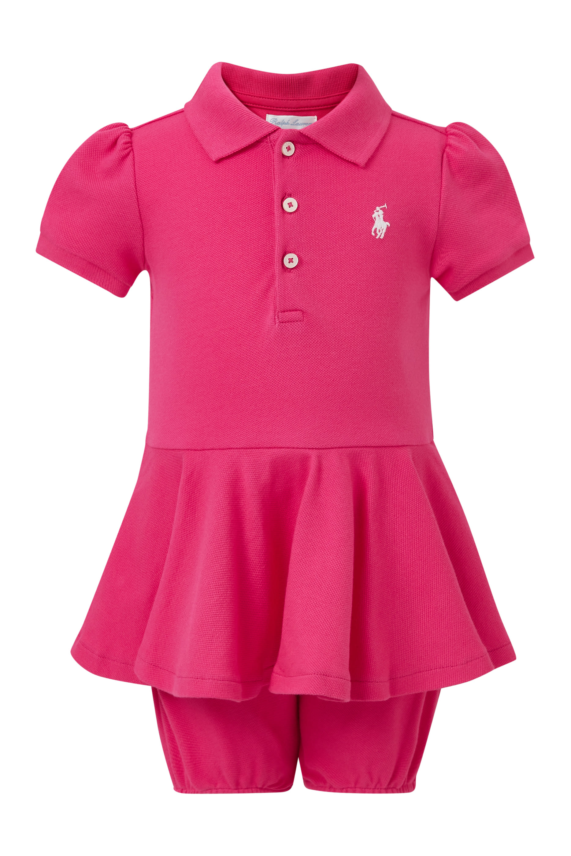 Kids Polo Peplum Romper