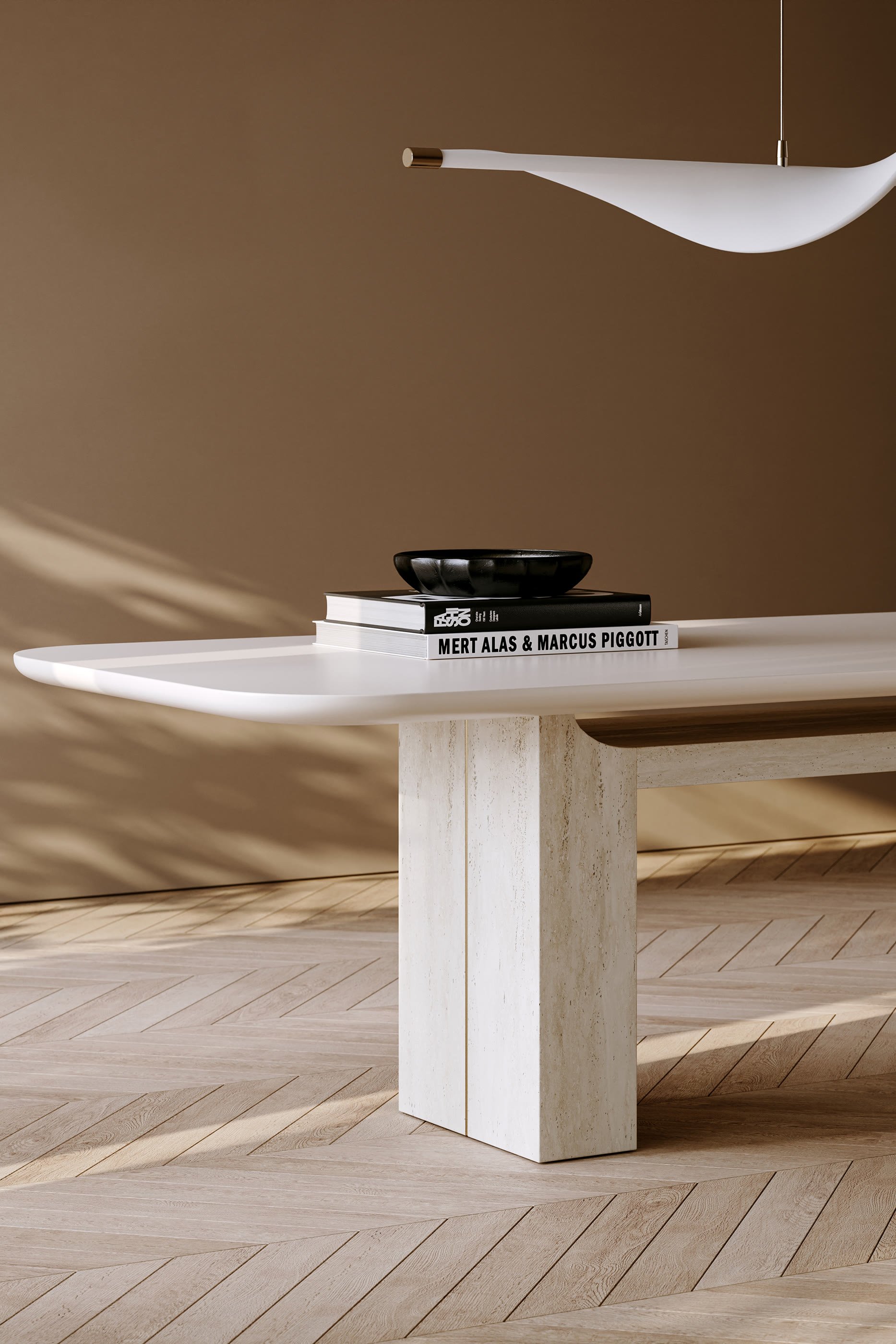 Overlap Rectangle Dining Table