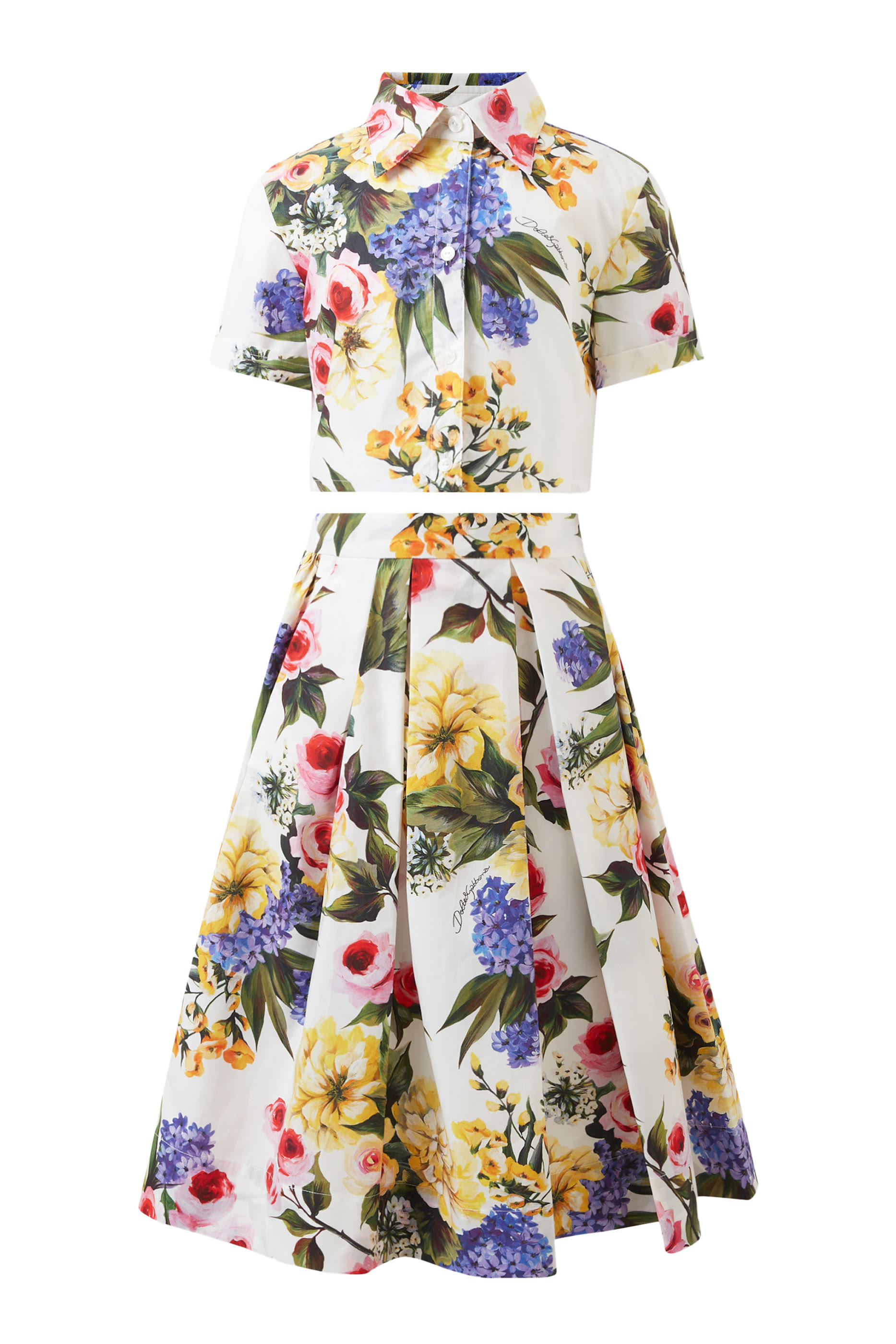 Kids Garden Print Skirt