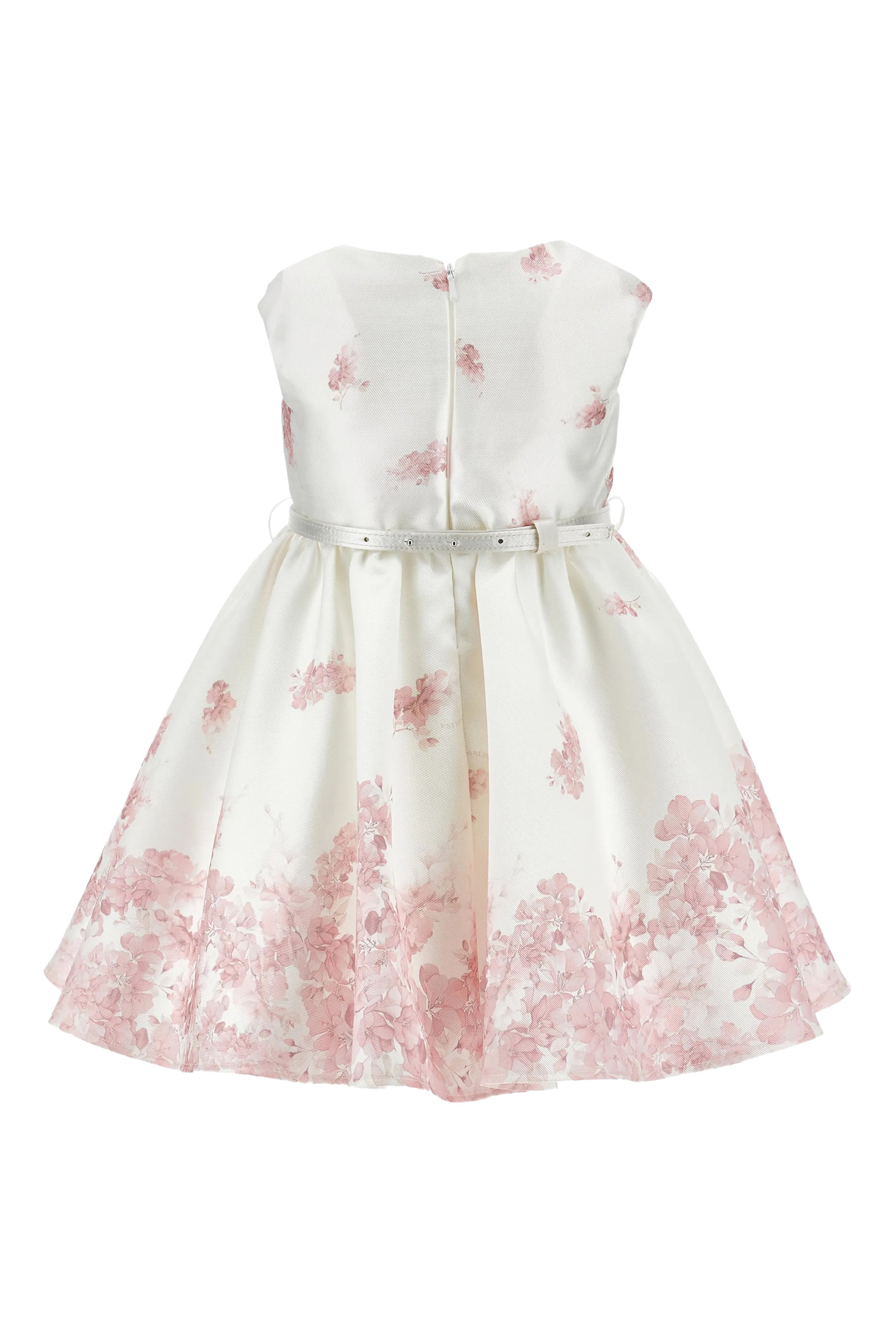 Kids Floral Belt Dress