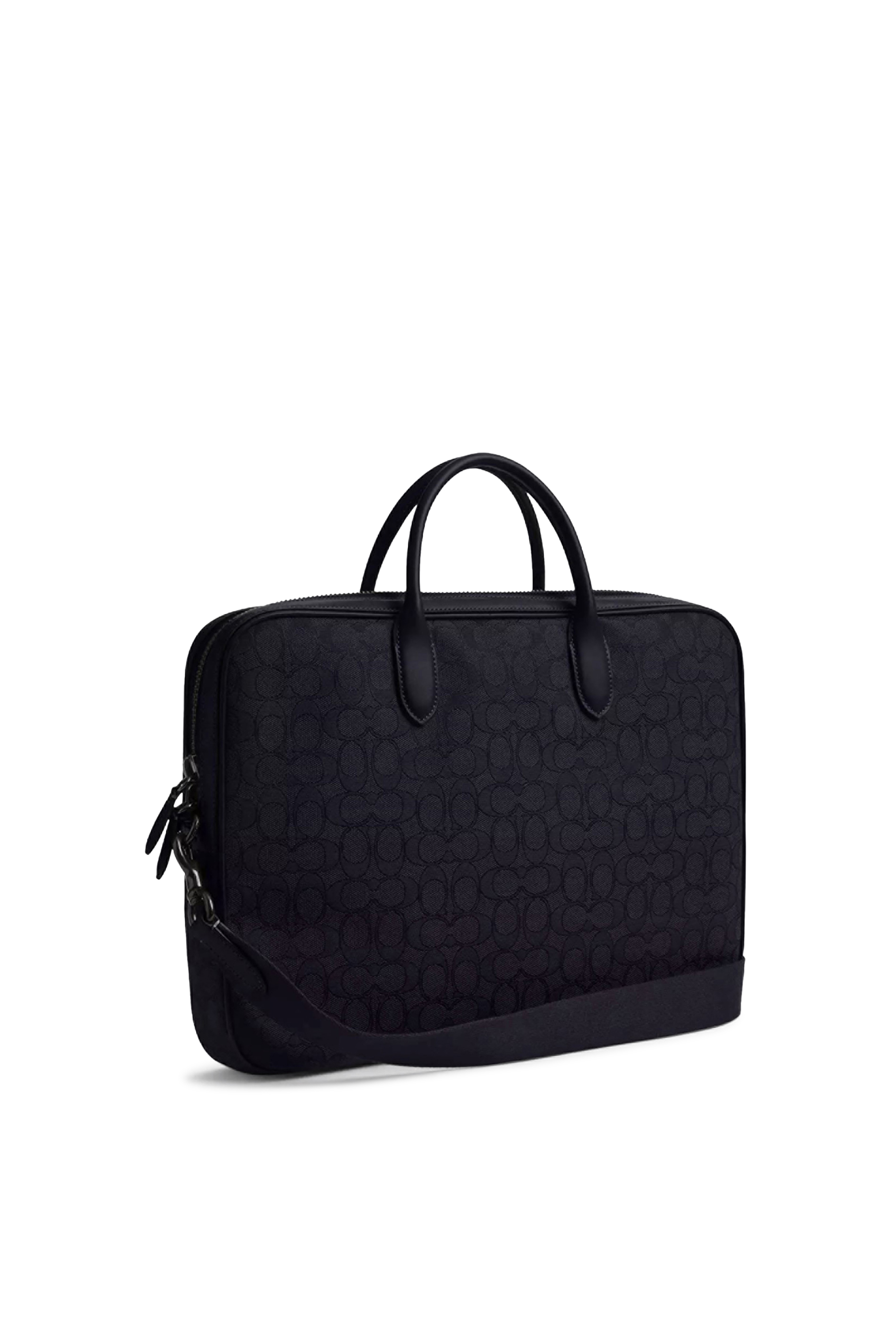 Theo Work Bag In Signature Jacquard