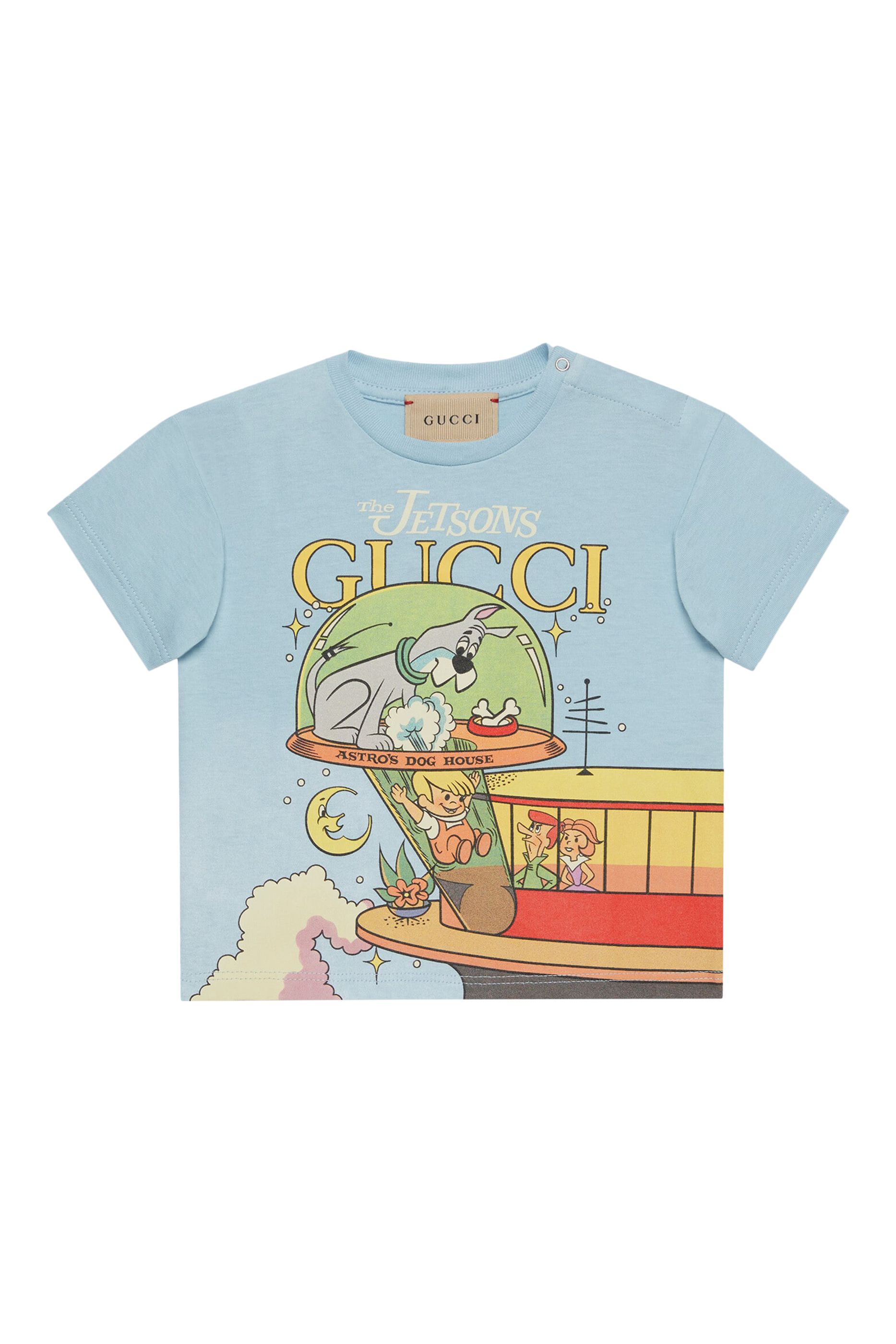 Buy Gucci Kids Jetsons Printed Cotton T-Shirt for Online