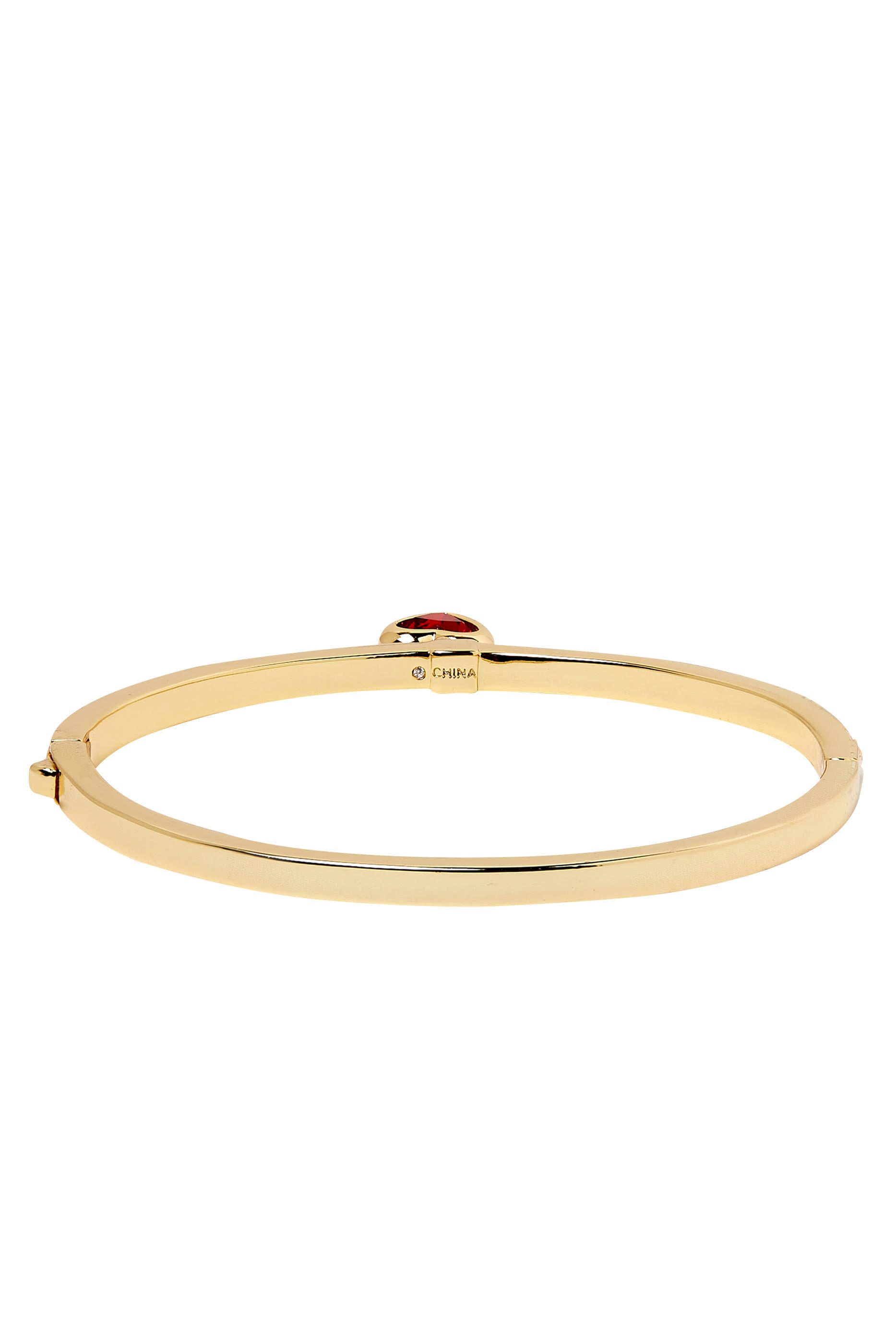 Heart Charm Bangle