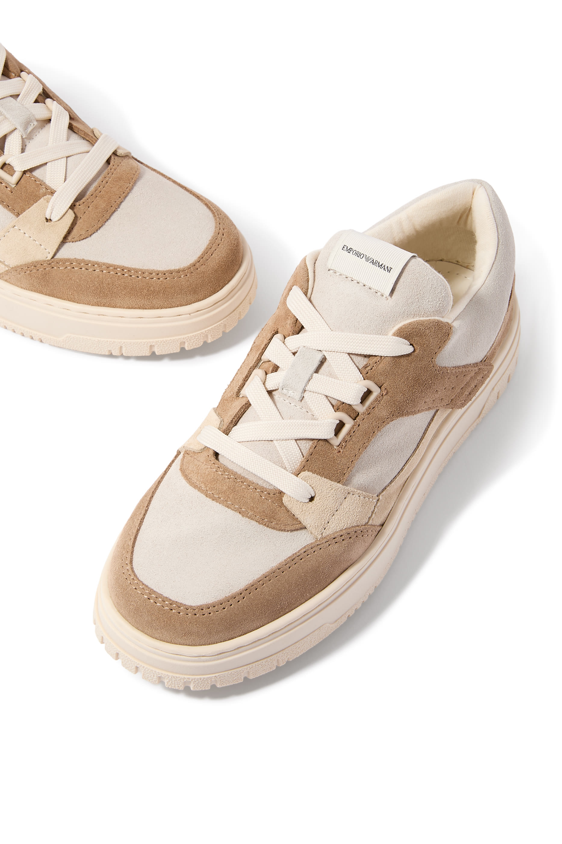 Kids Lace-up Suede Sneakers