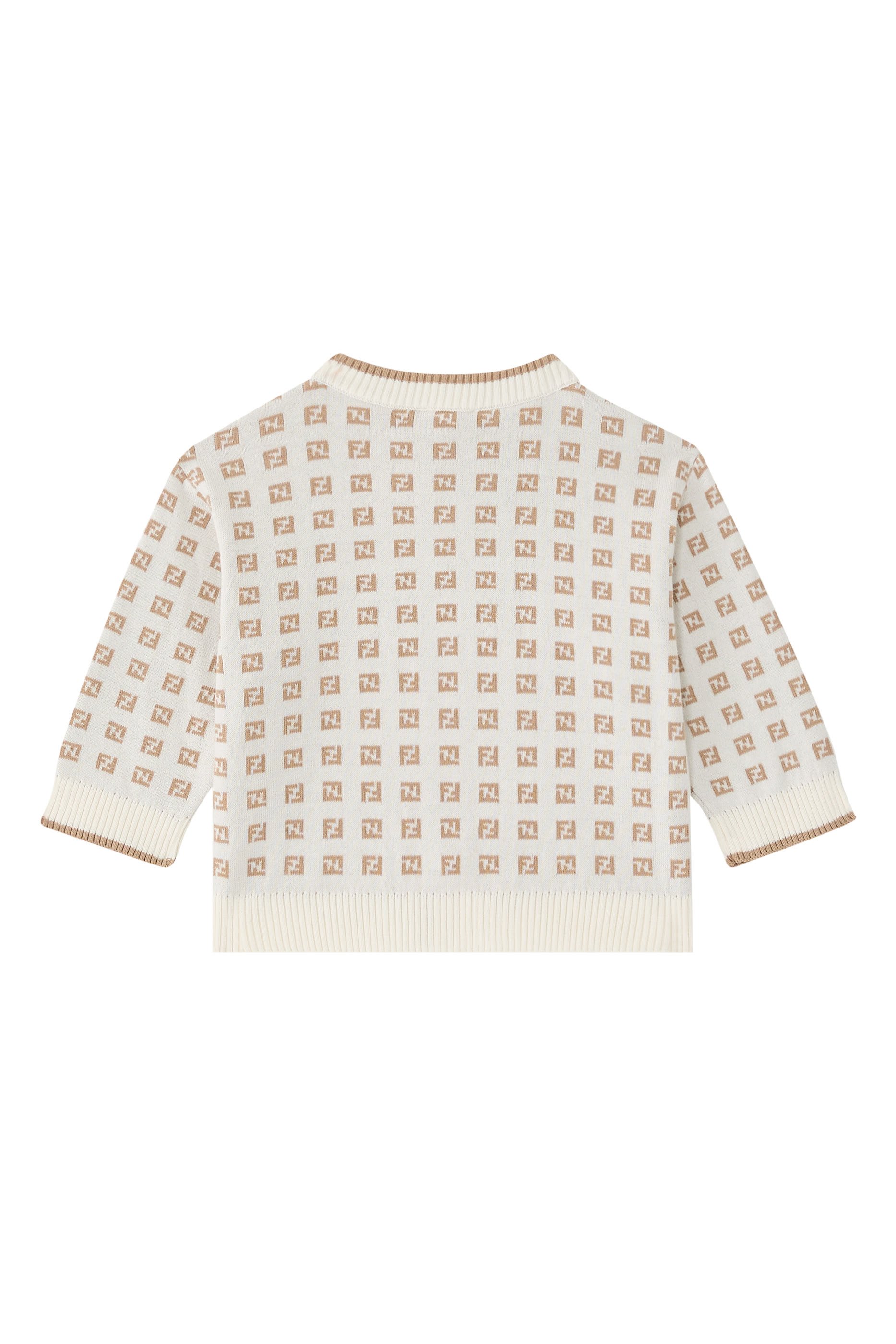 Kids All-Over Logo Cardigan