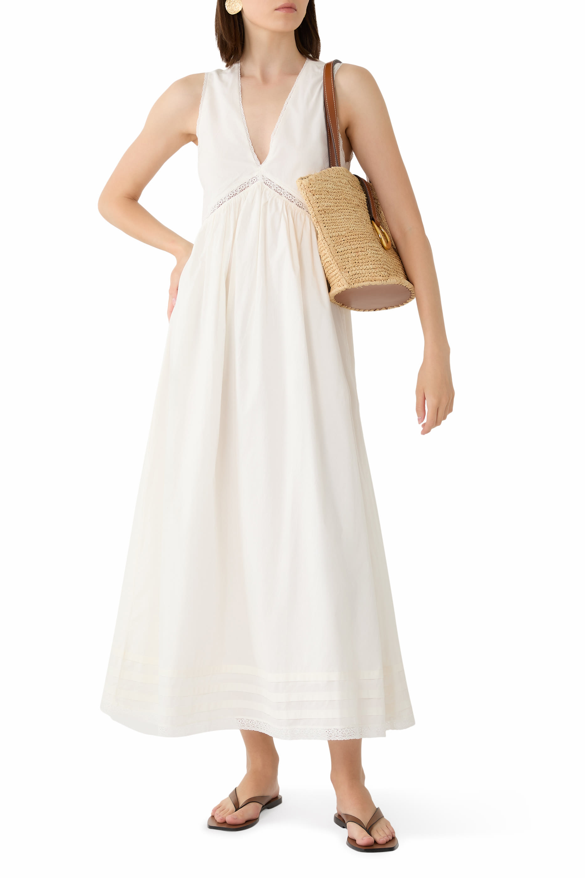 Fiora Fresco Lace Midi Dress