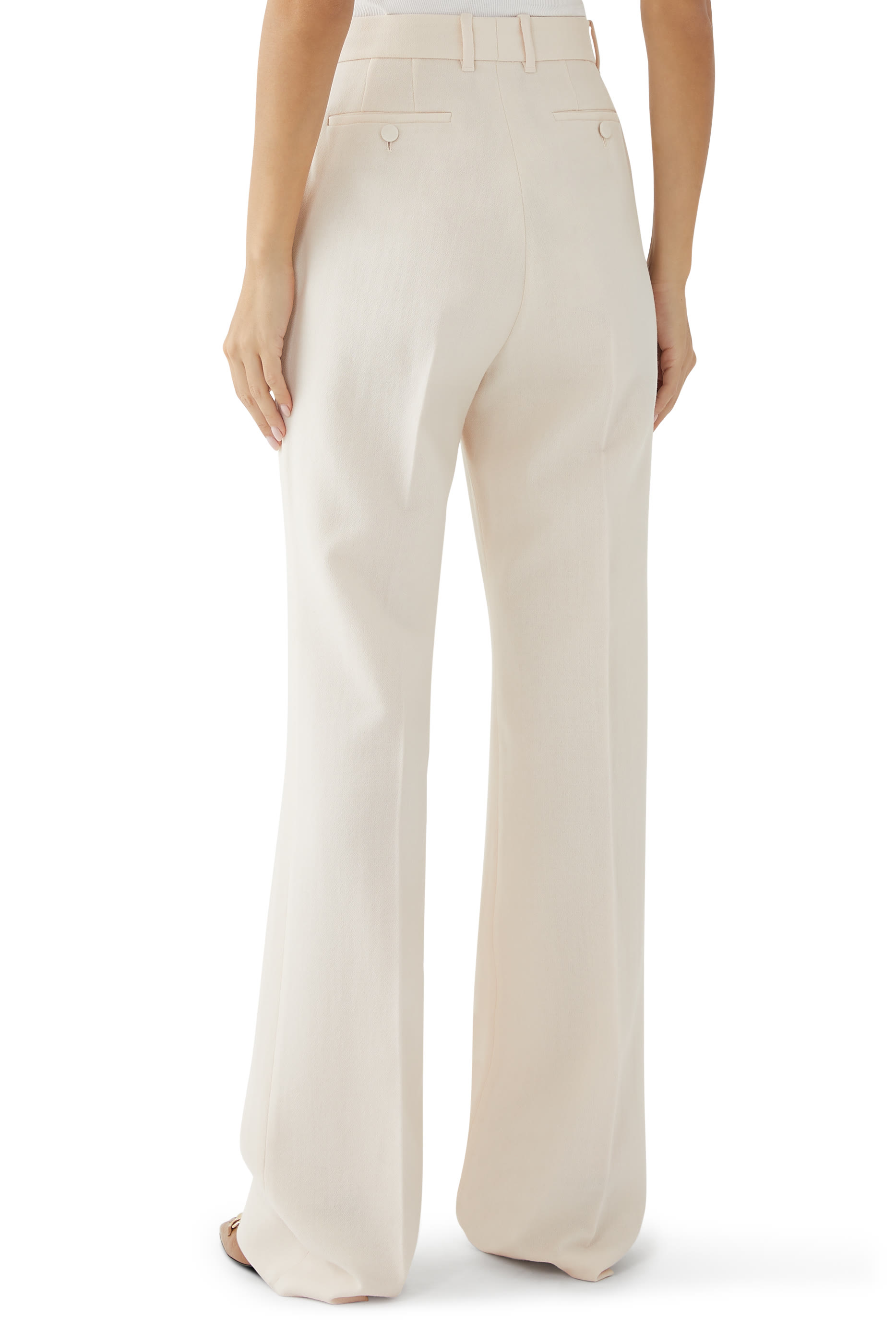 Wool Crêpe Trousers