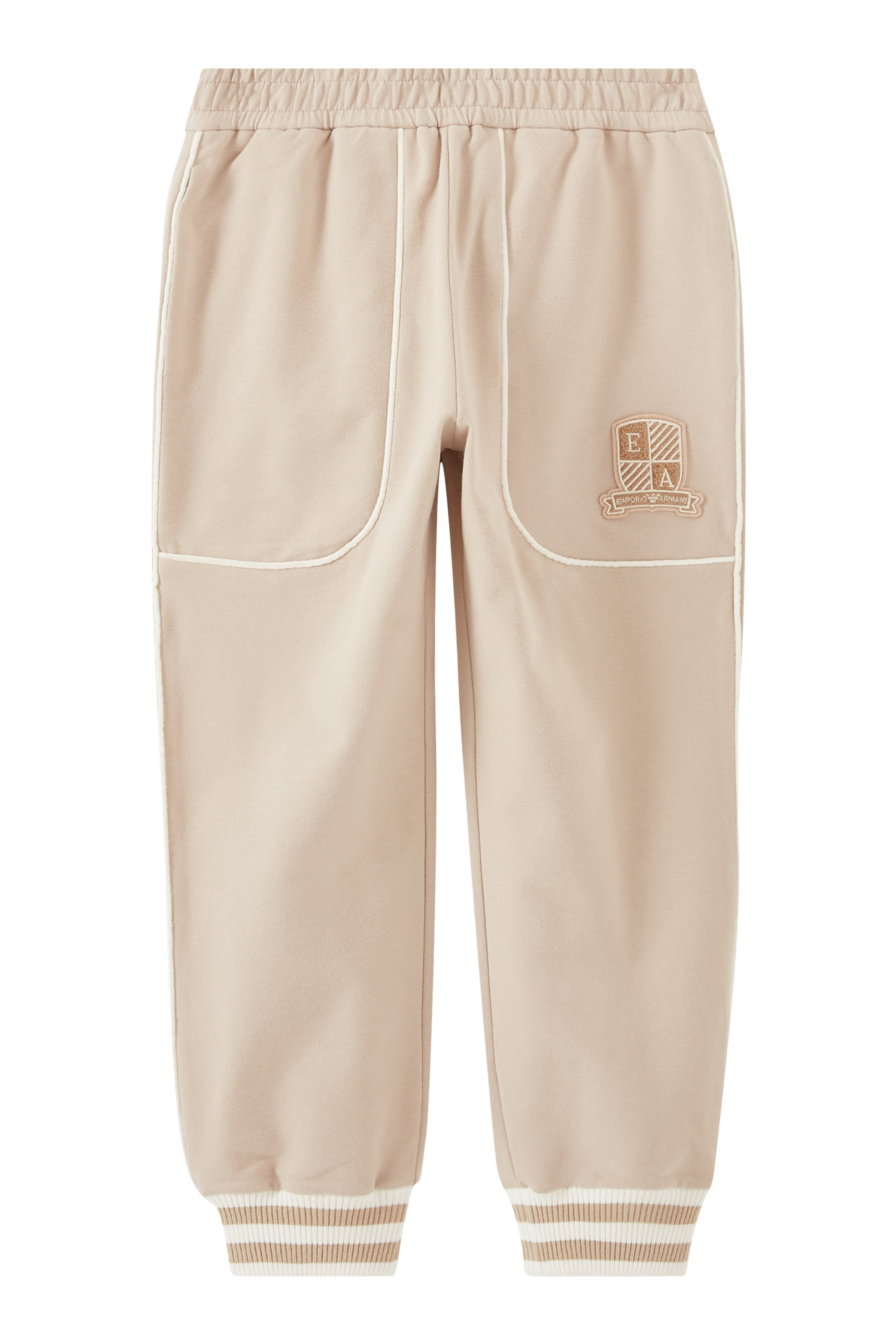 Kids Logo Crest Cotton Joggers