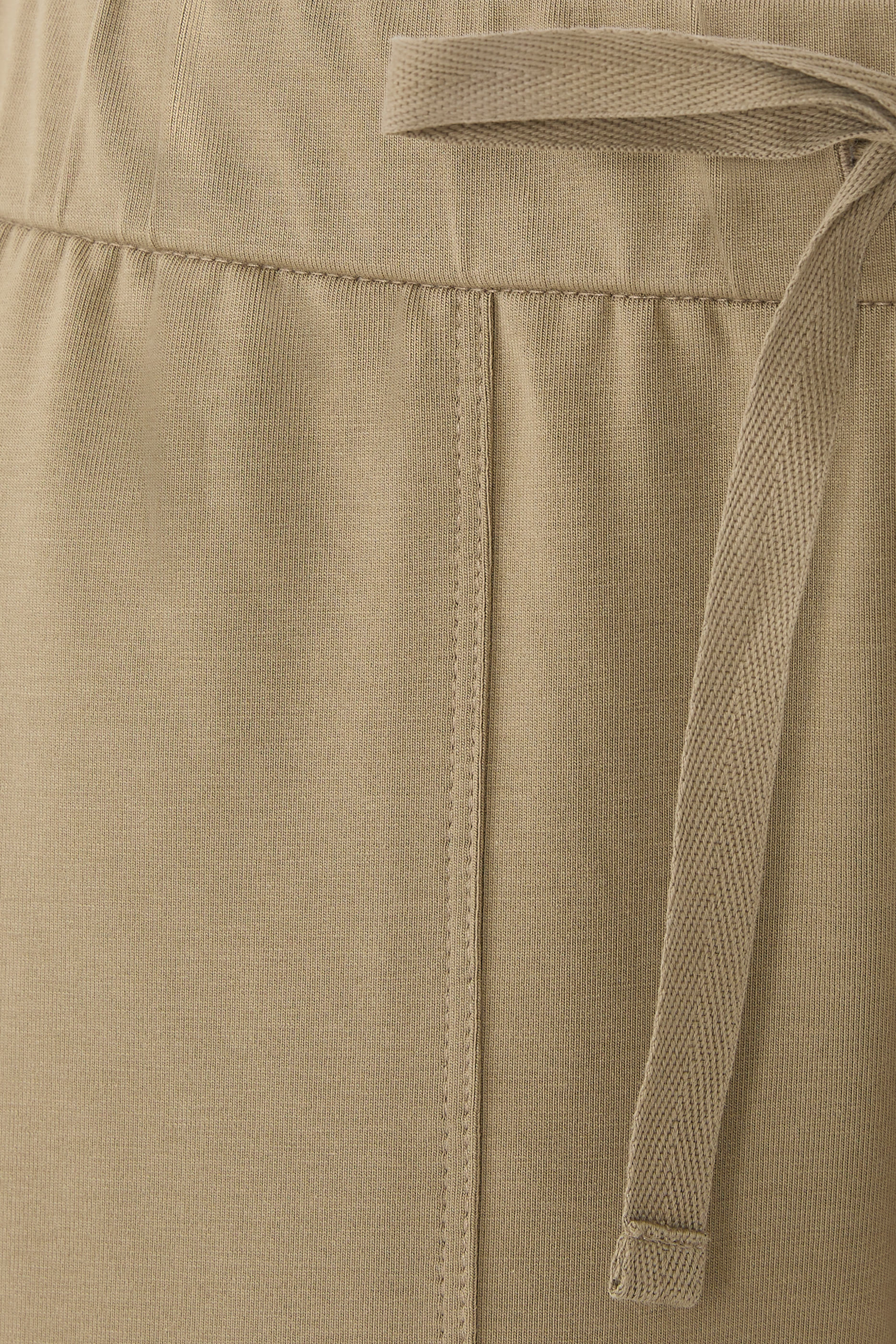 Pima Cotton Stretch Jersey Wide-Leg Pants