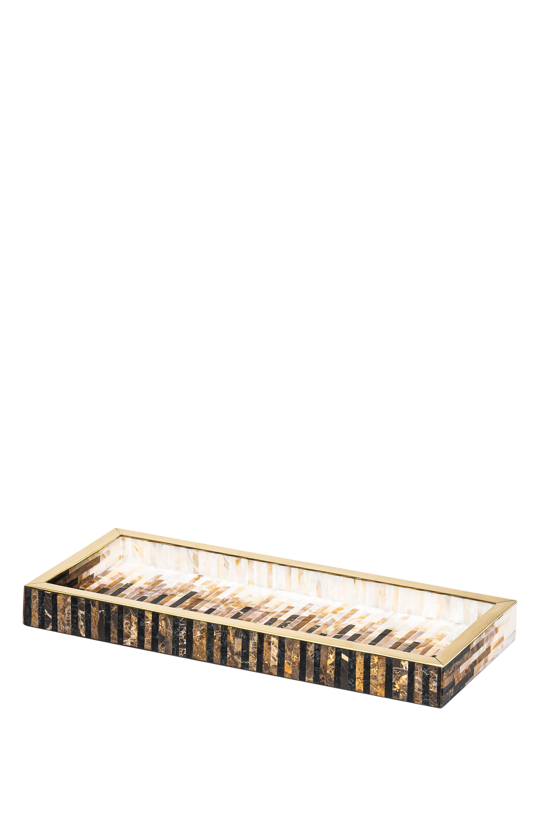 Black Stone Vanity Tray 