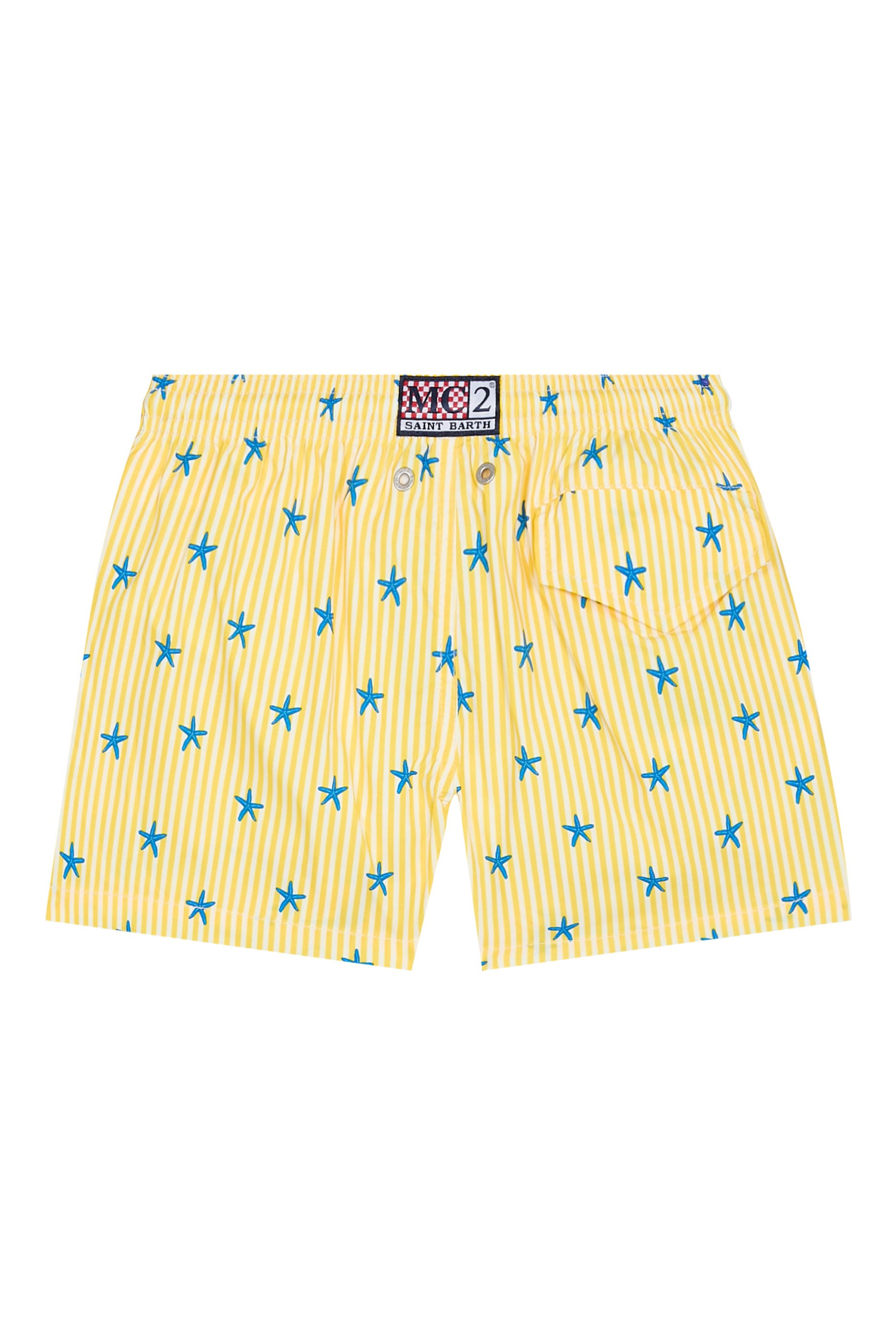 Kids Jean Lighting Stretch Swim Shorts