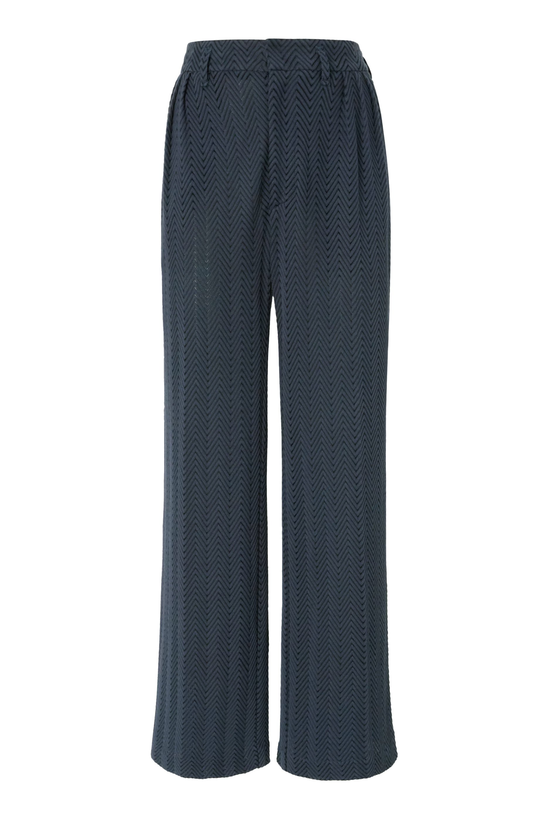 Zigzag Pattern Tailored Pants