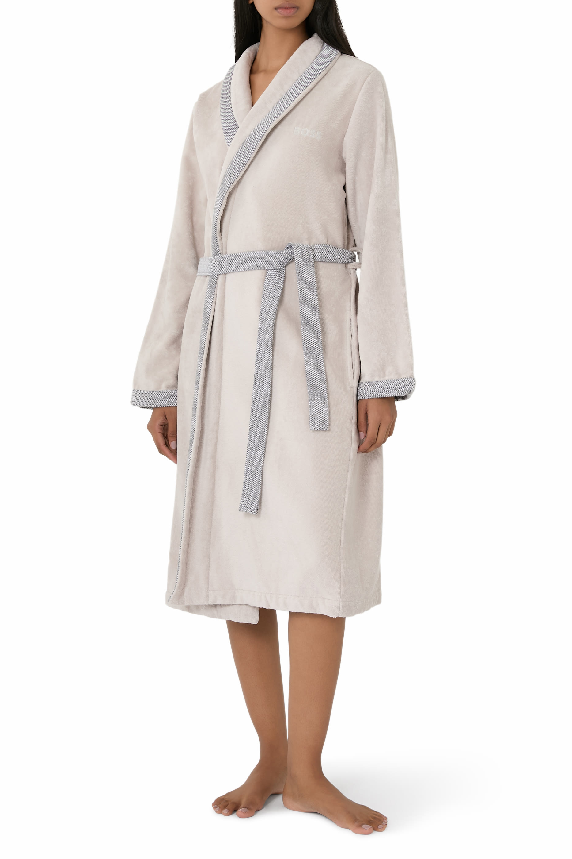 Lord Cotton-Velvet Dressing Gown