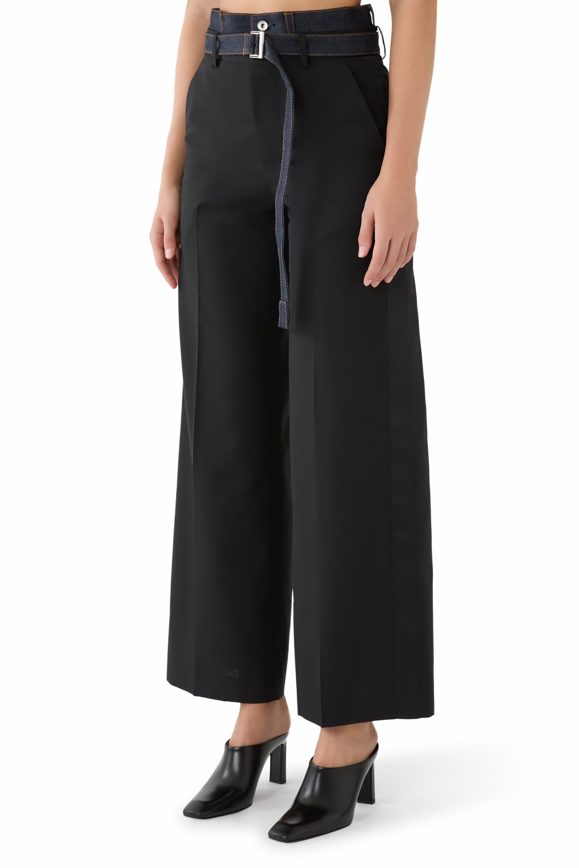 Suiting x Denim Pants