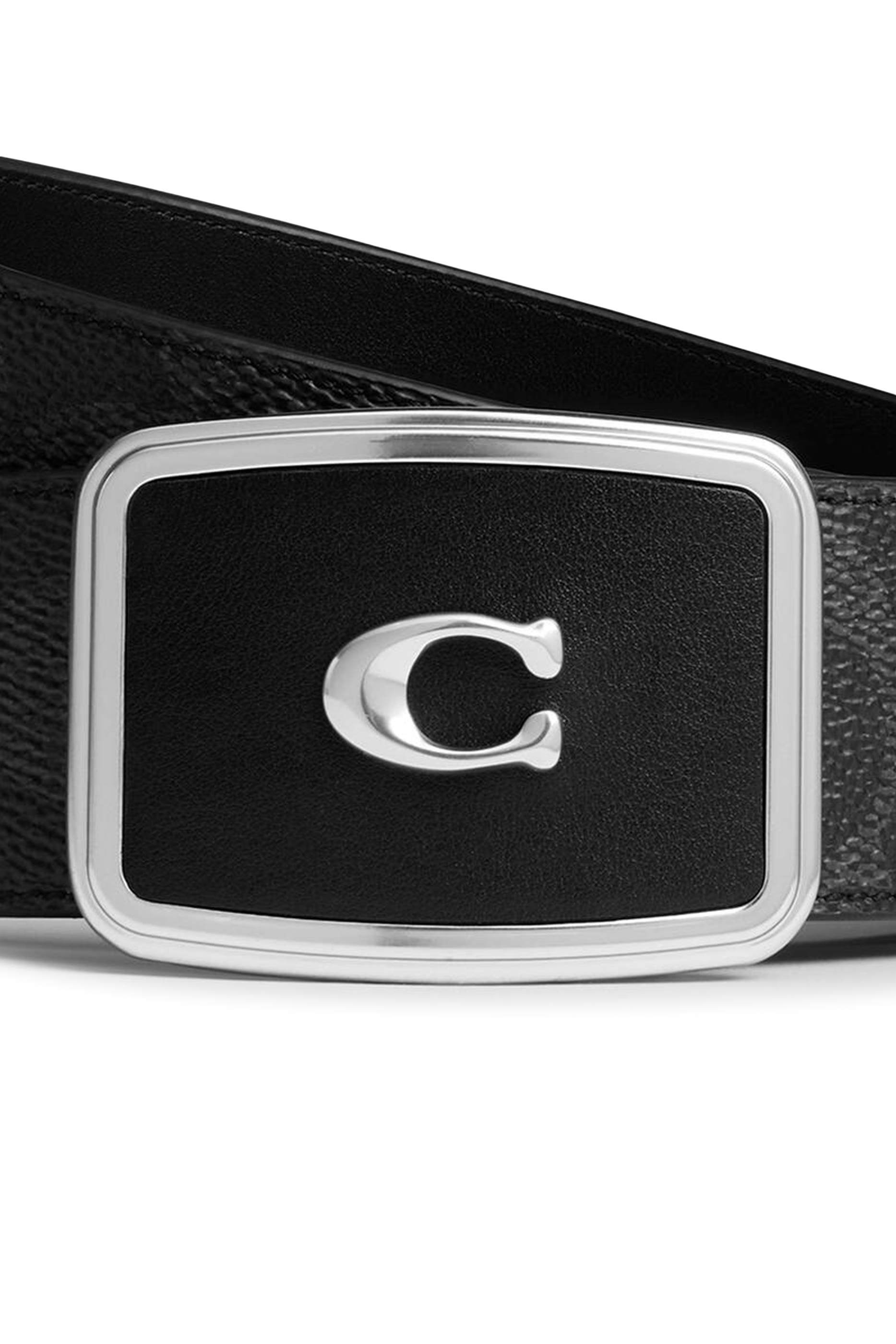 Signature Plaque Buckle Belt
