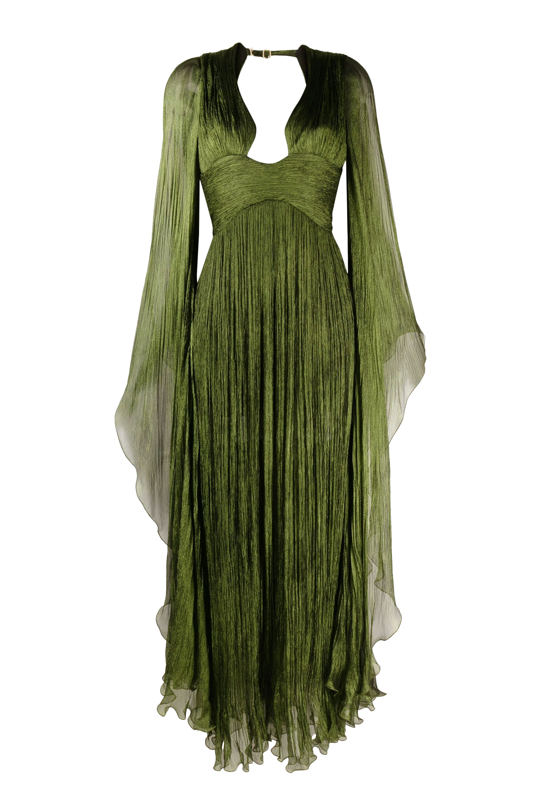 Ellie Plunge-Neck Gown