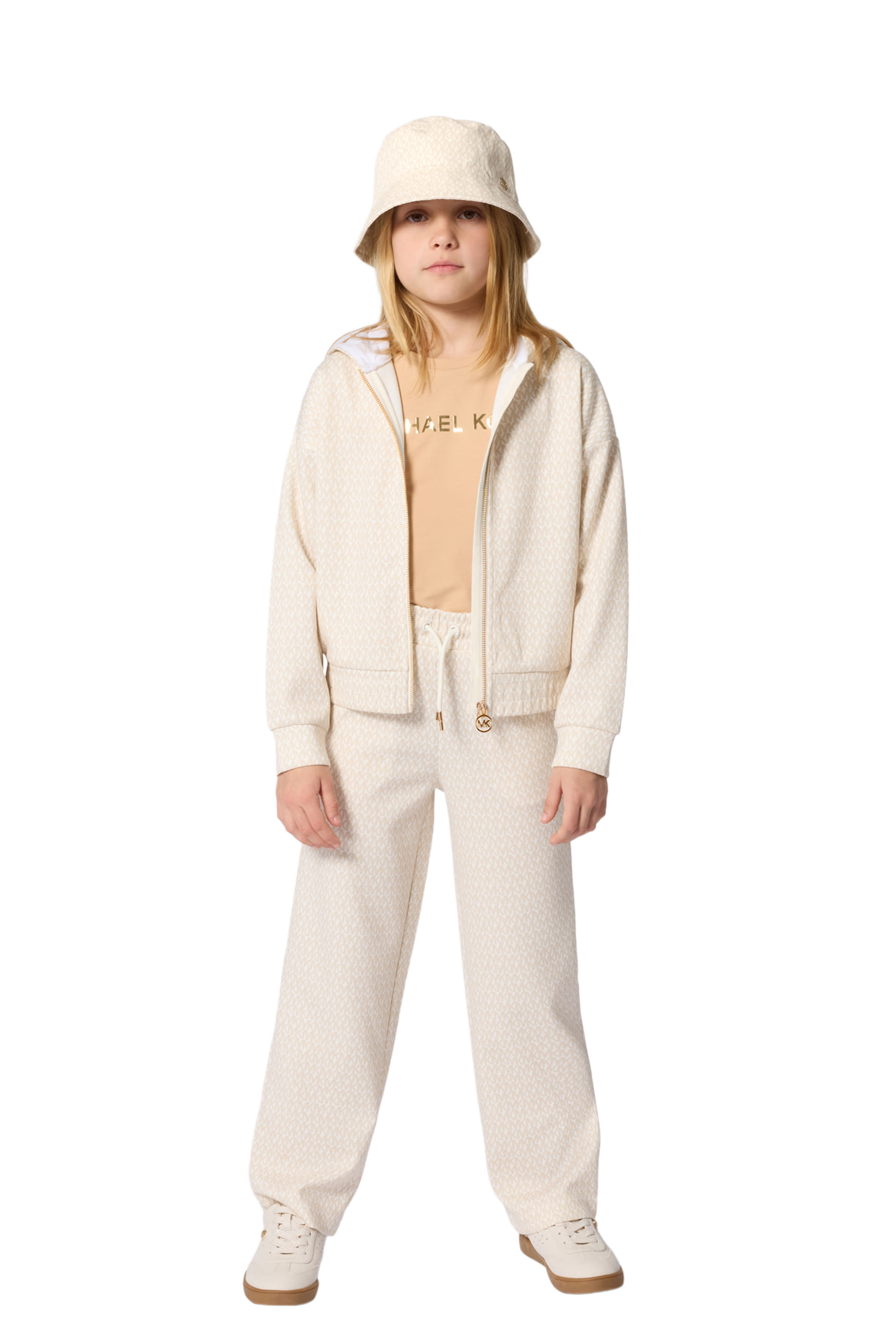 Kids  All-Over MK Logo Print Trousers