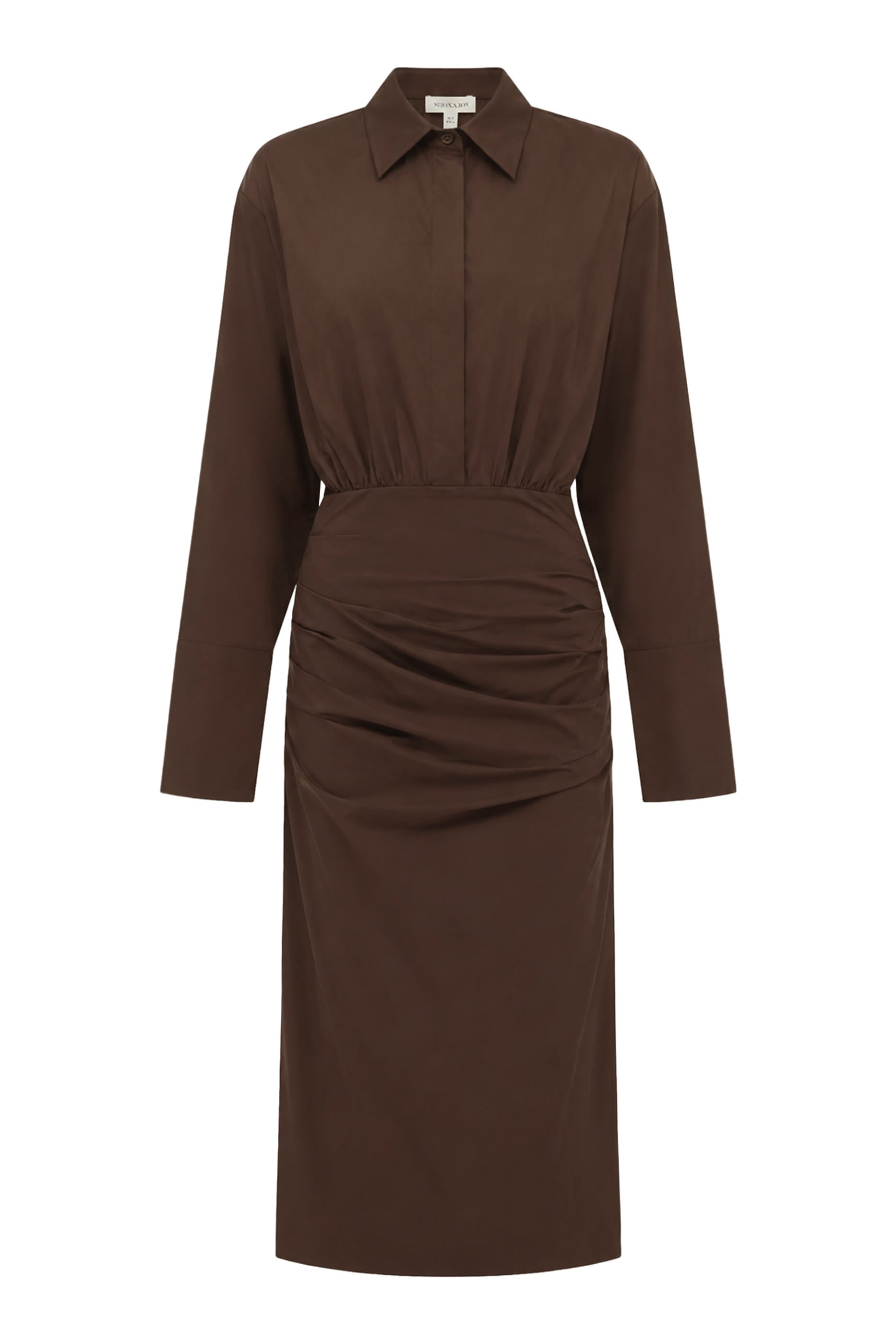 Campbell Shirt Fitted Midi Dress