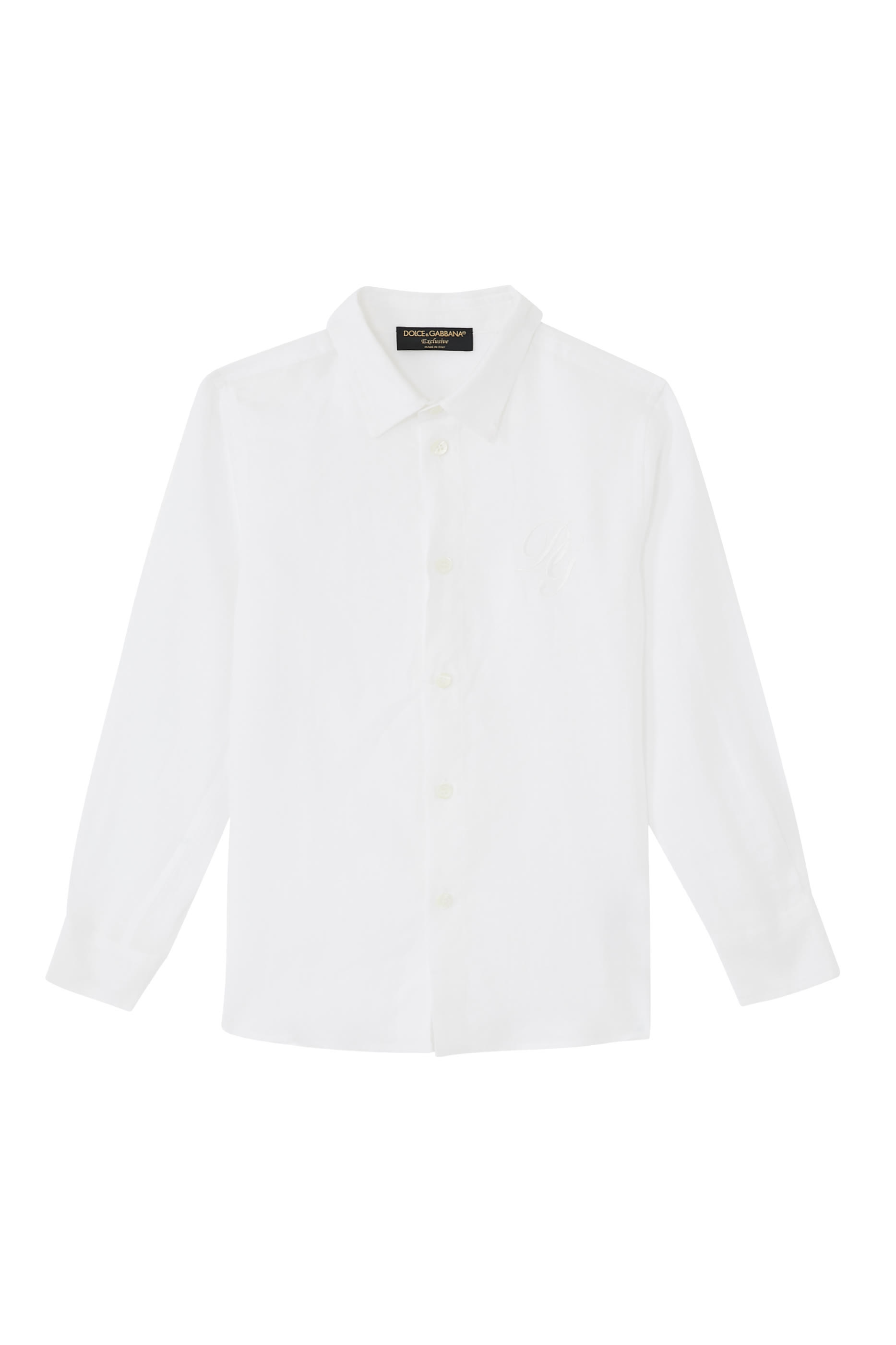 Kids Long Sleeves Cotton Shirt