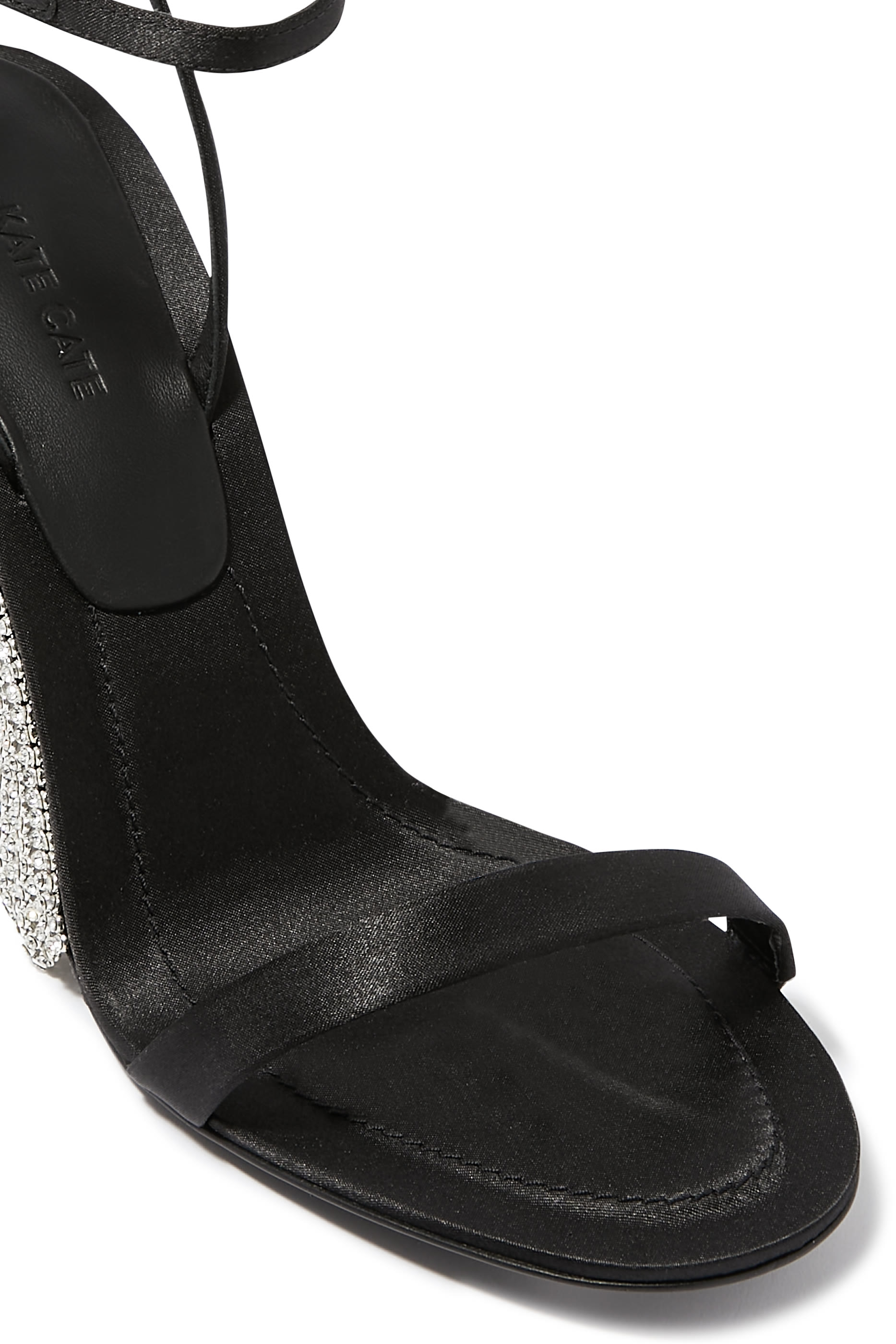 Tulle 90 Slingback Pump with Ankle Strap