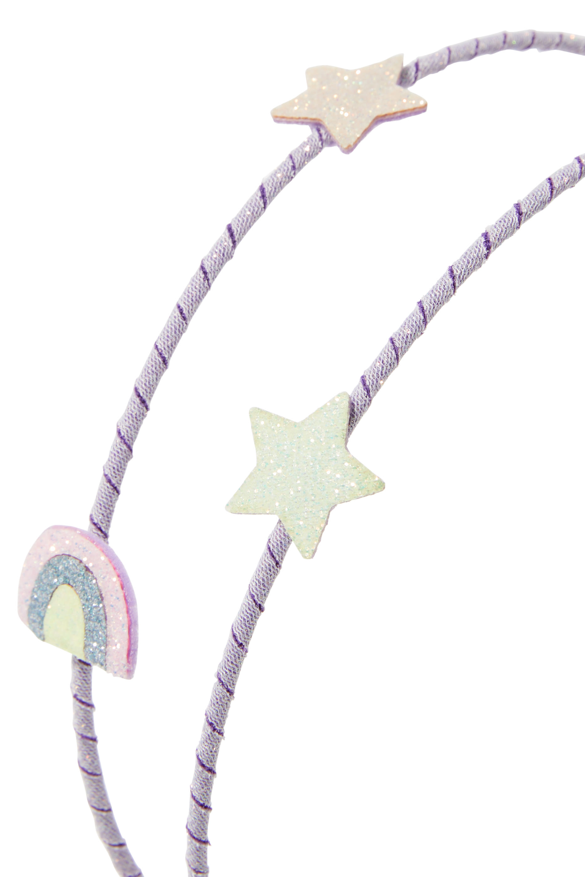 Kids Rainbow and Star Double Alice Band
