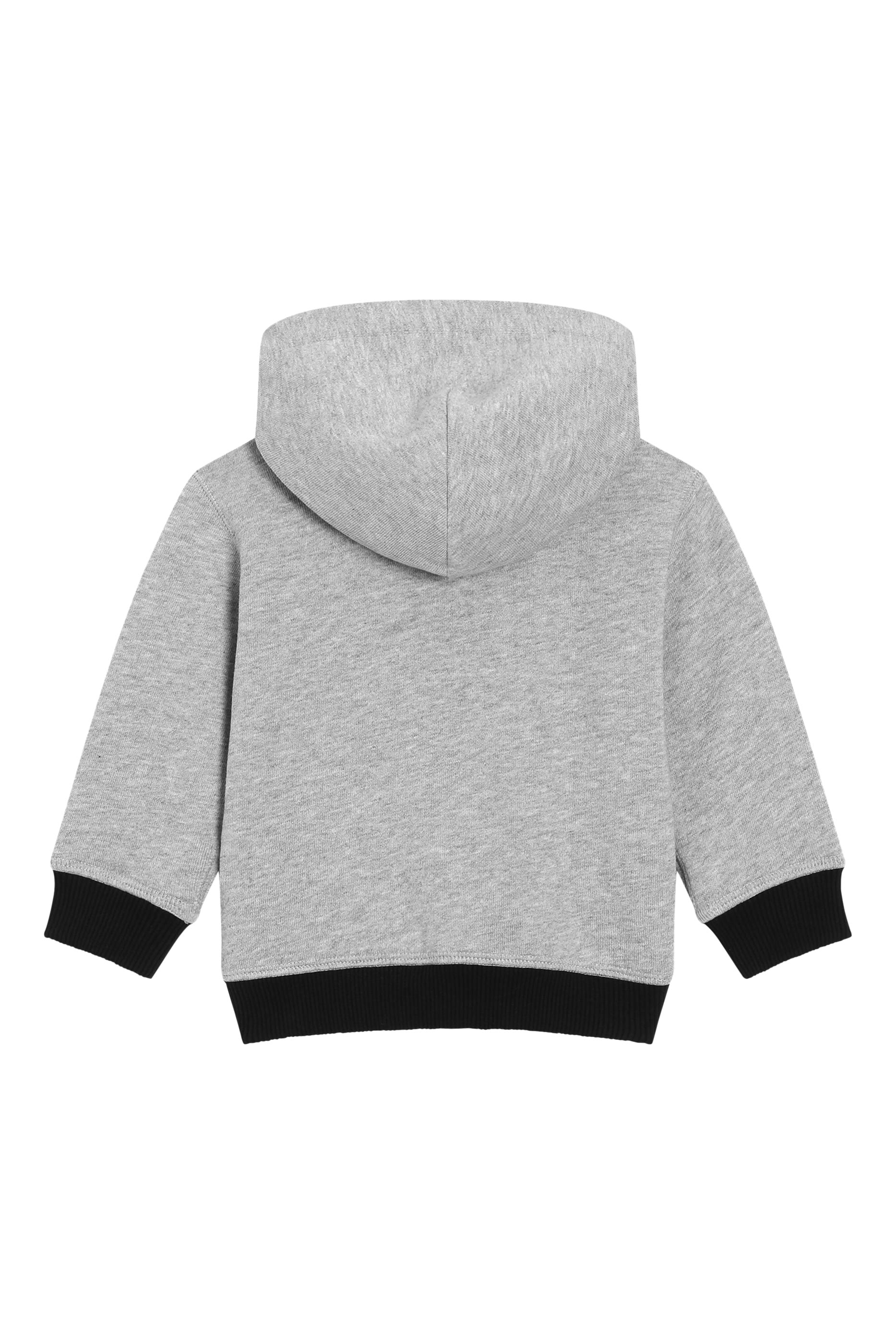 Kids Hooded Logo Fleece Jacket