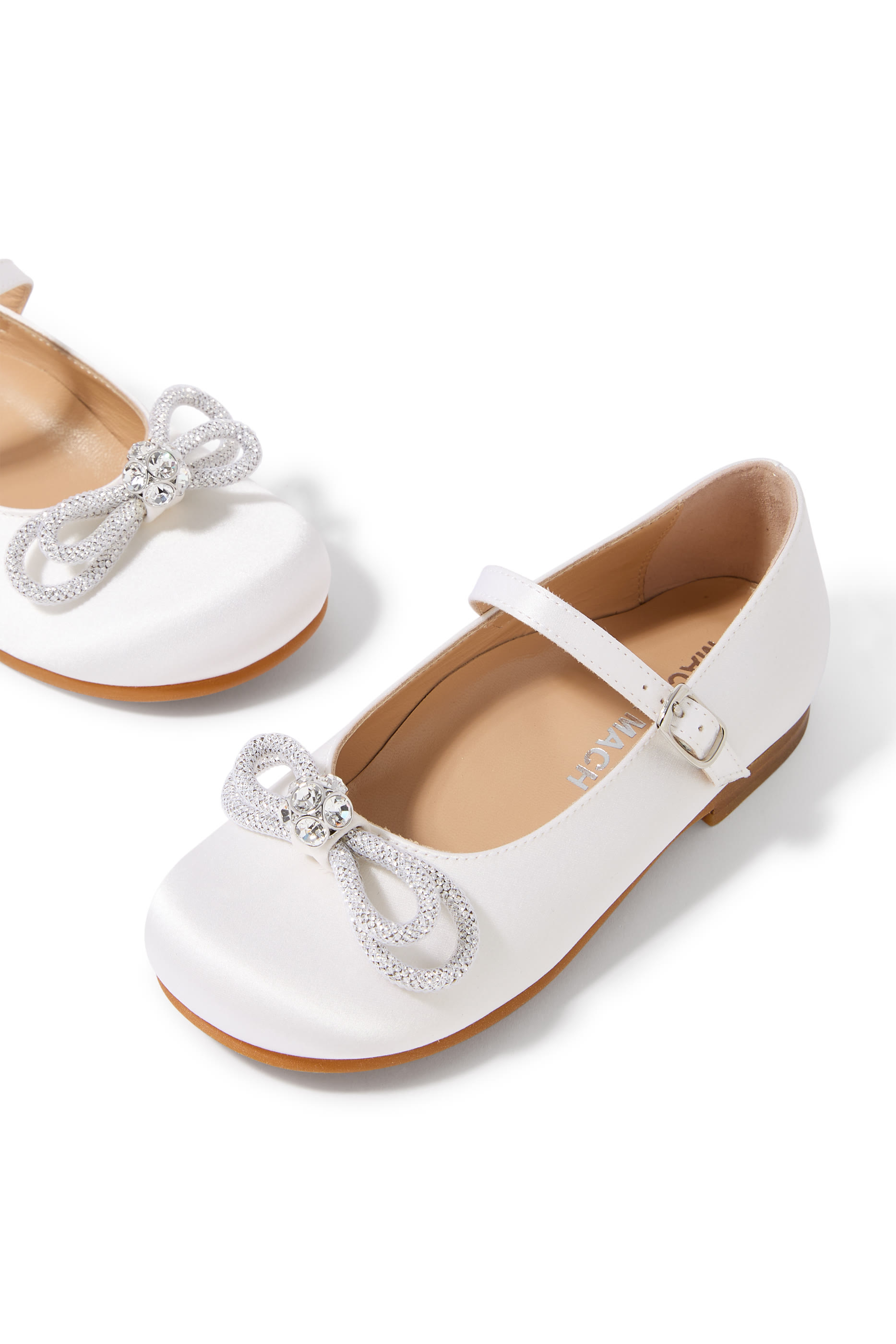 Kids  Double Bow Mini Ballerinas