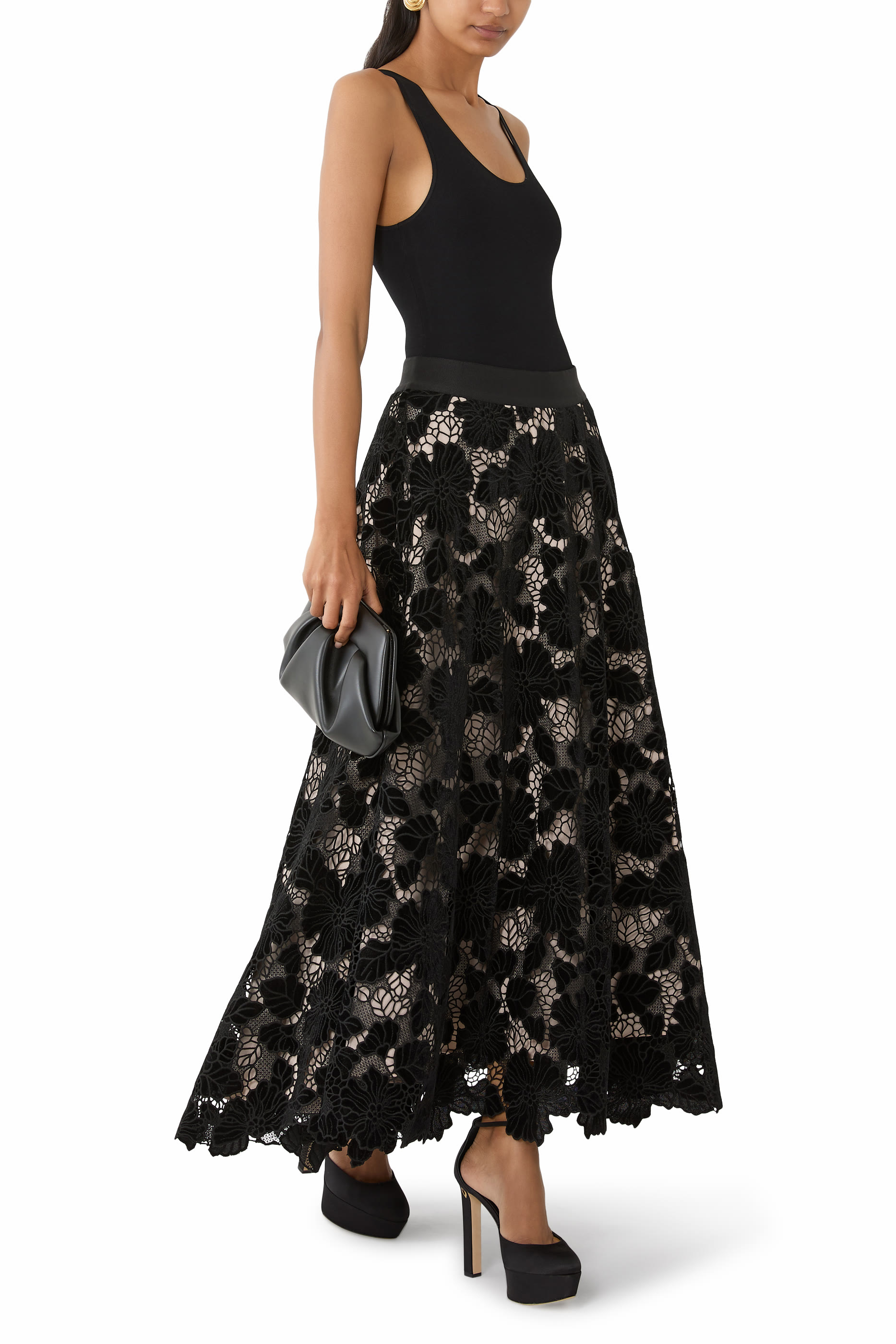 Lorena Lace Maxi Skirt
