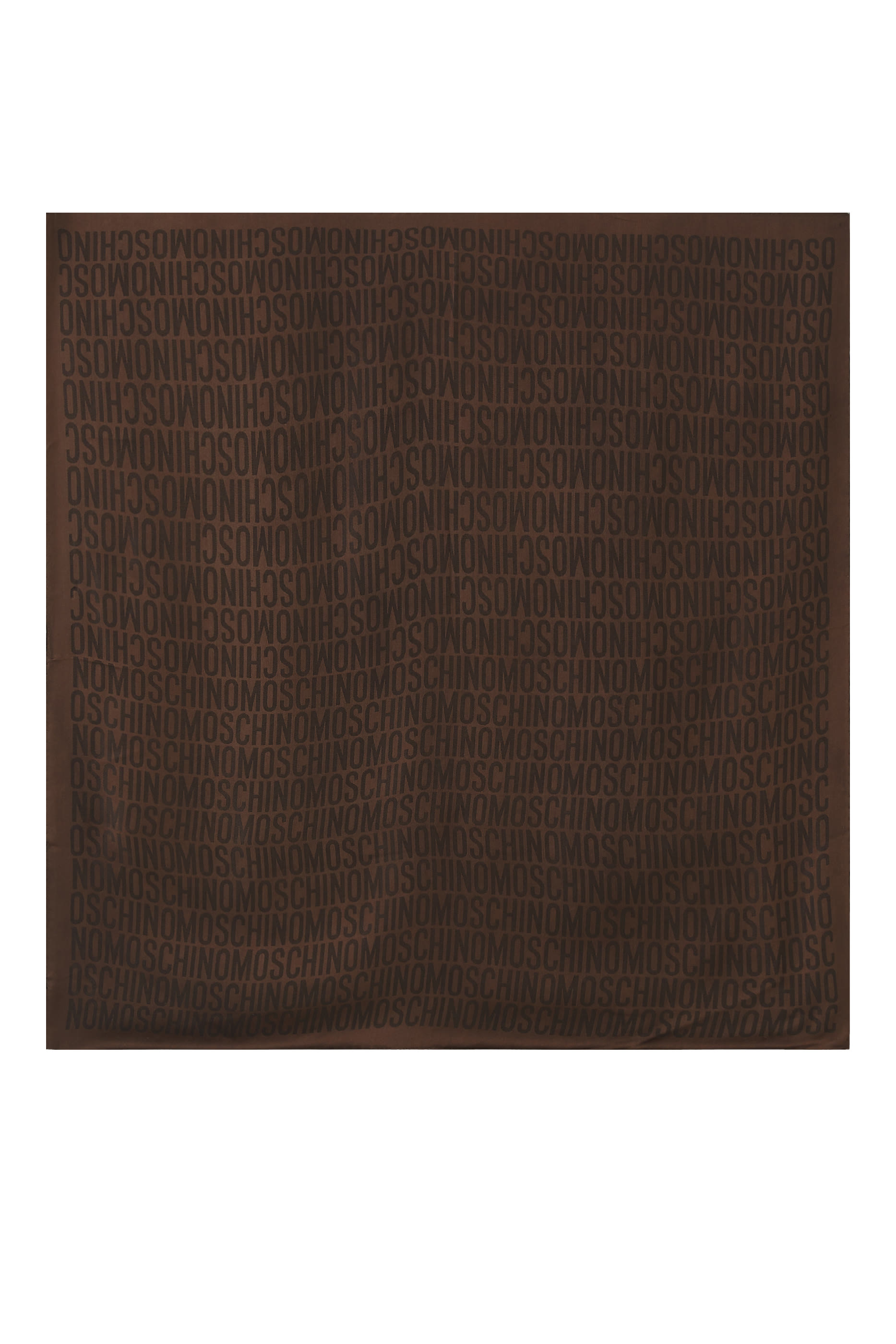 Jacquard Logo Silk Scarf