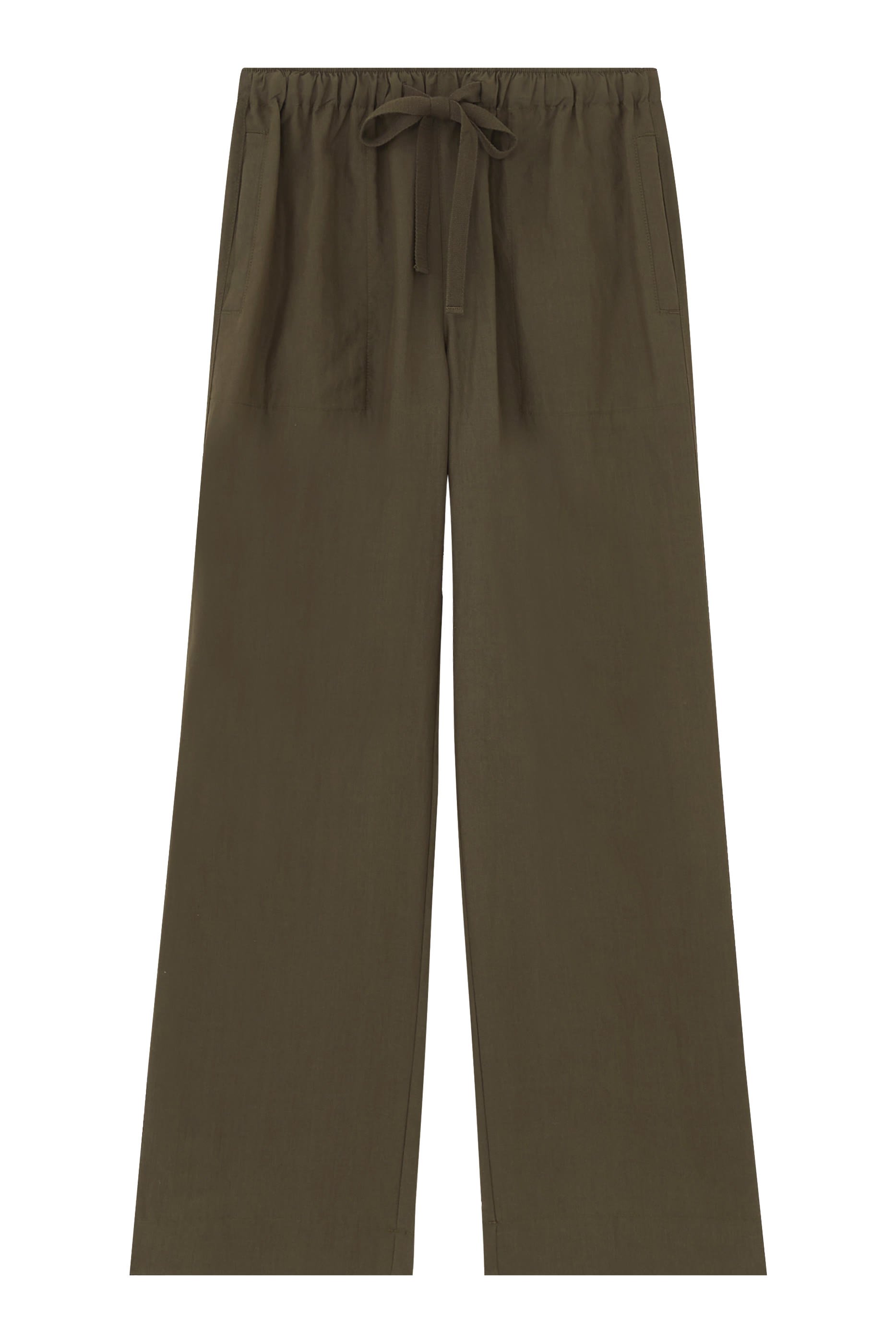 Mid-Rise Utility Drawstring Pants
