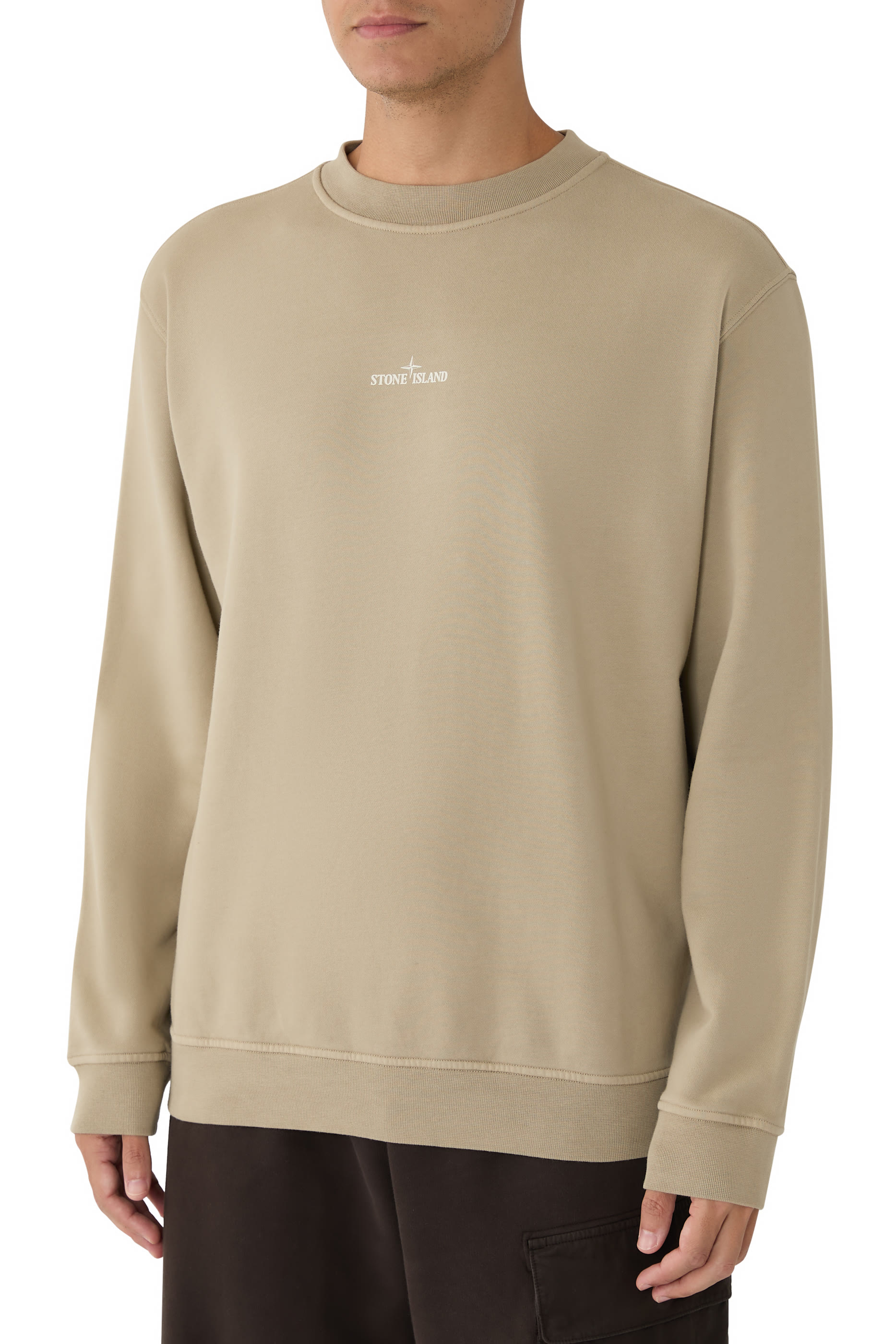 Oversized-Fit Crewneck Sweatshirt