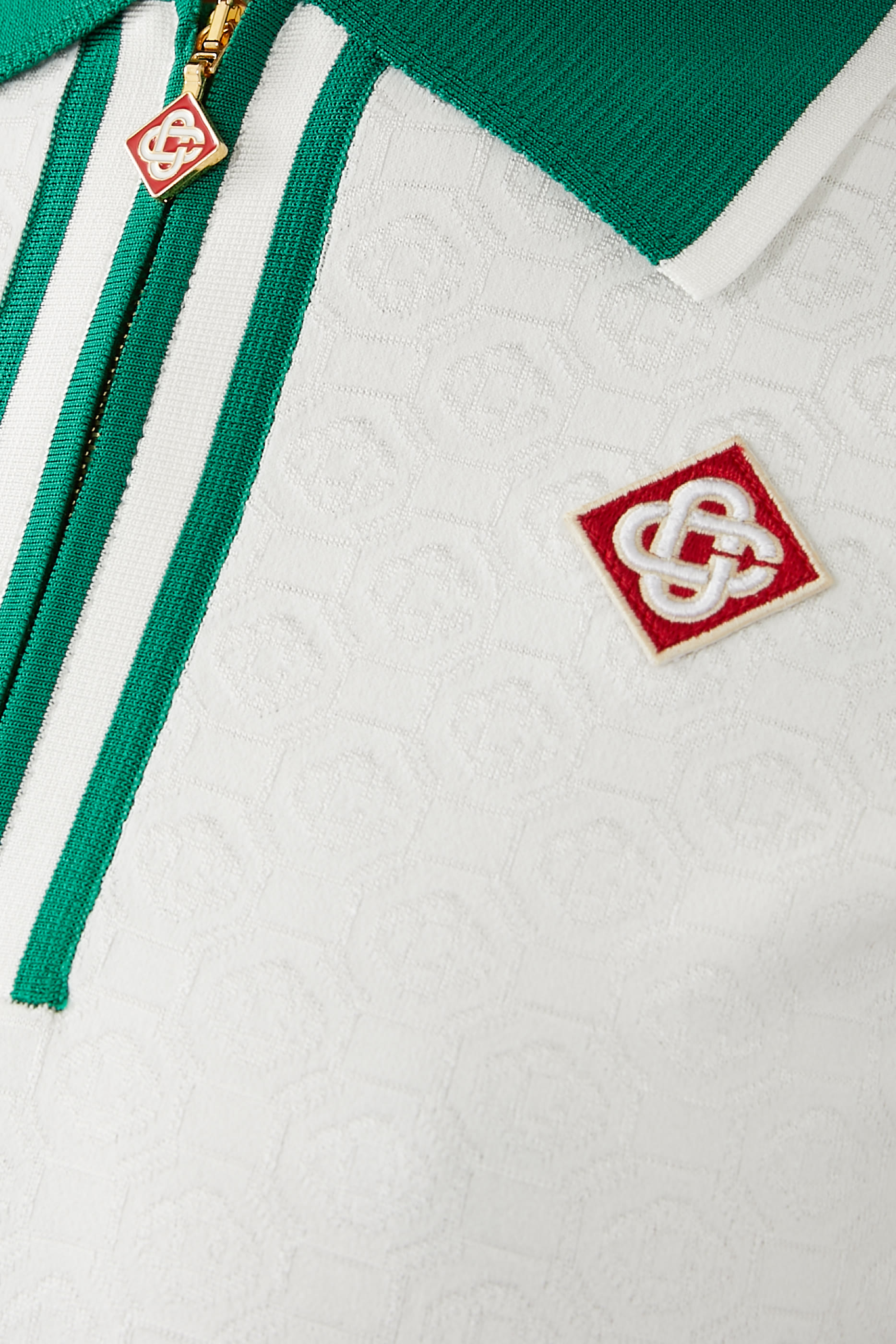 Cropped Monogram Polo Shirt