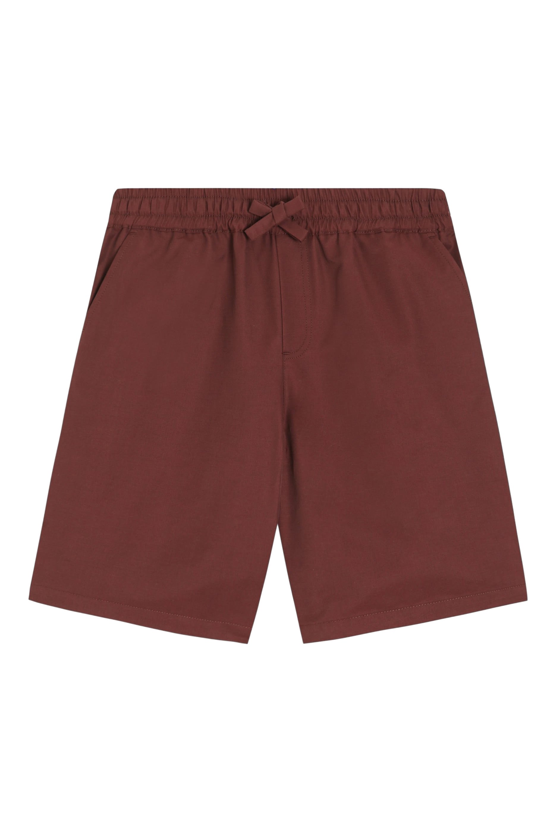 Kids Logo Embroidery Technical Fabric Shorts