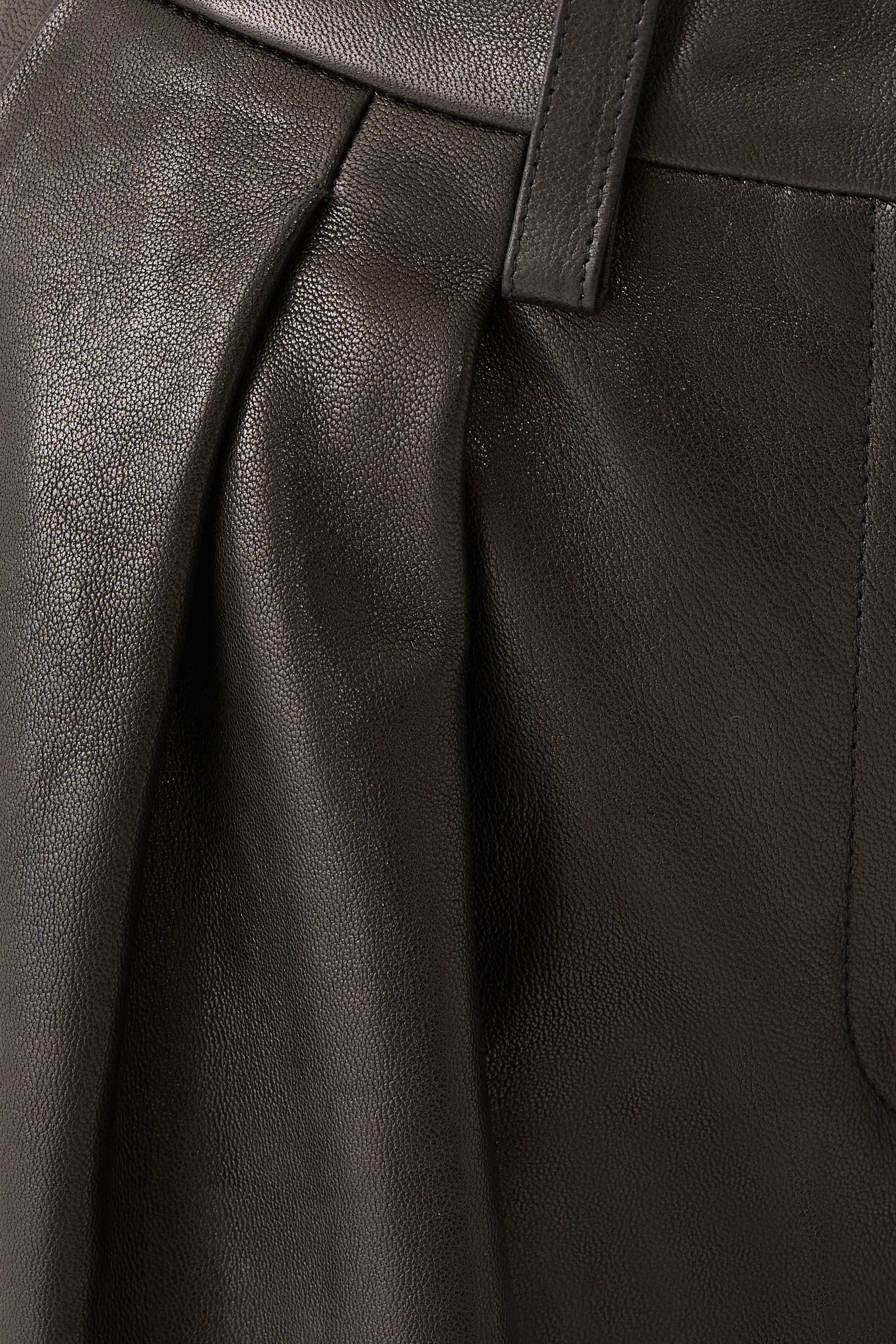  Flared Leather Pants