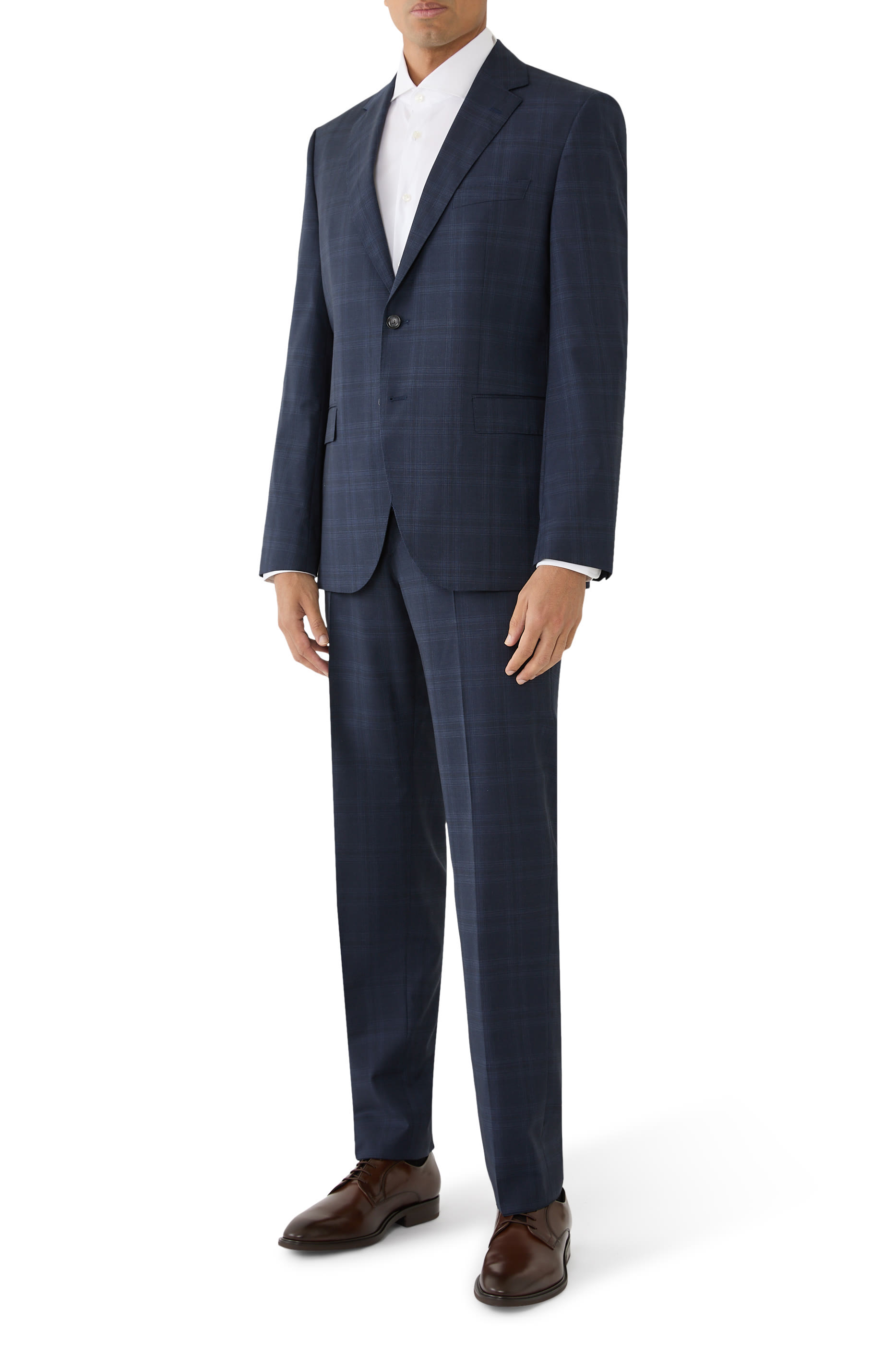 H-Jeckson Checked Two-Piece Suit