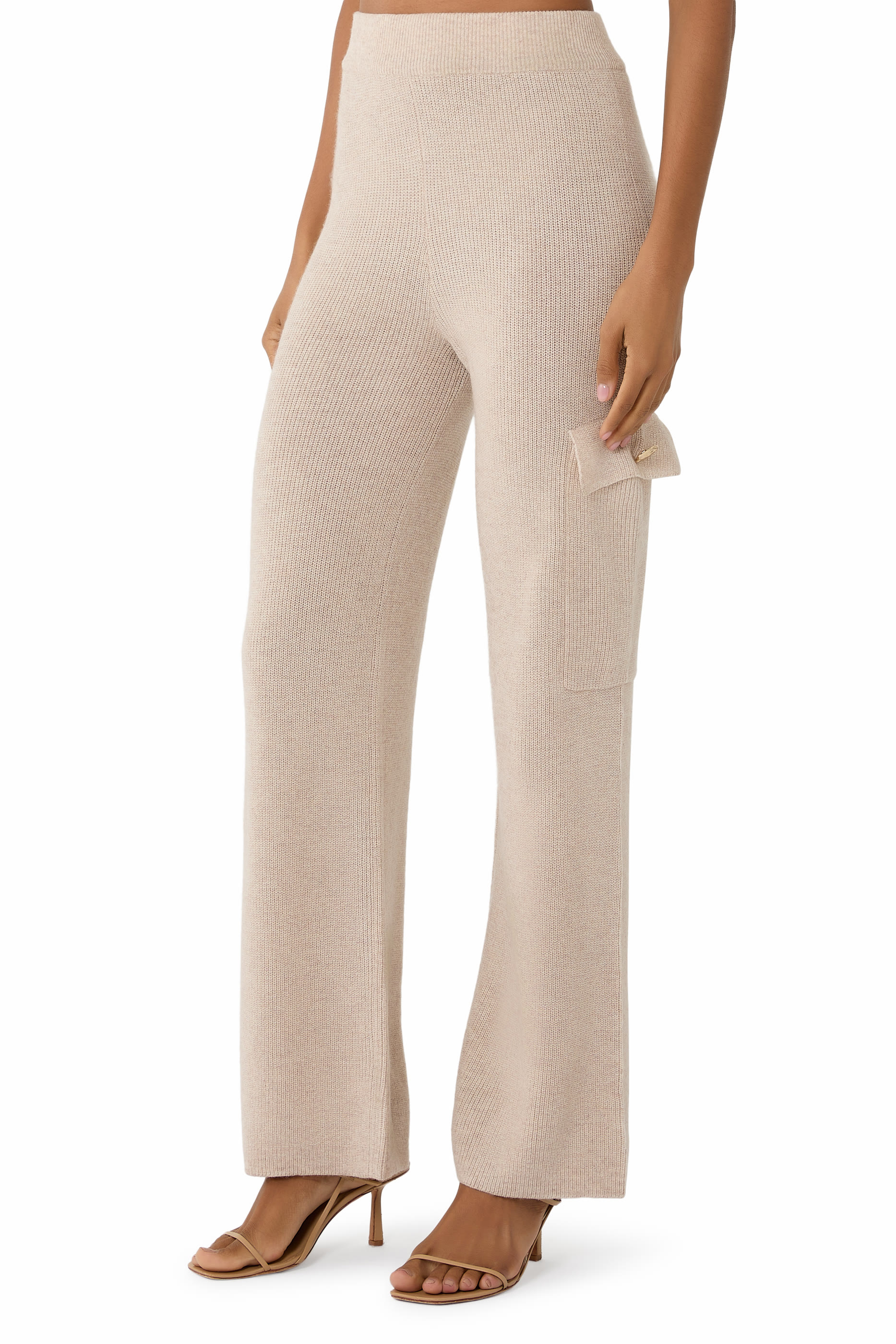 Cargo Pants with Button Detail