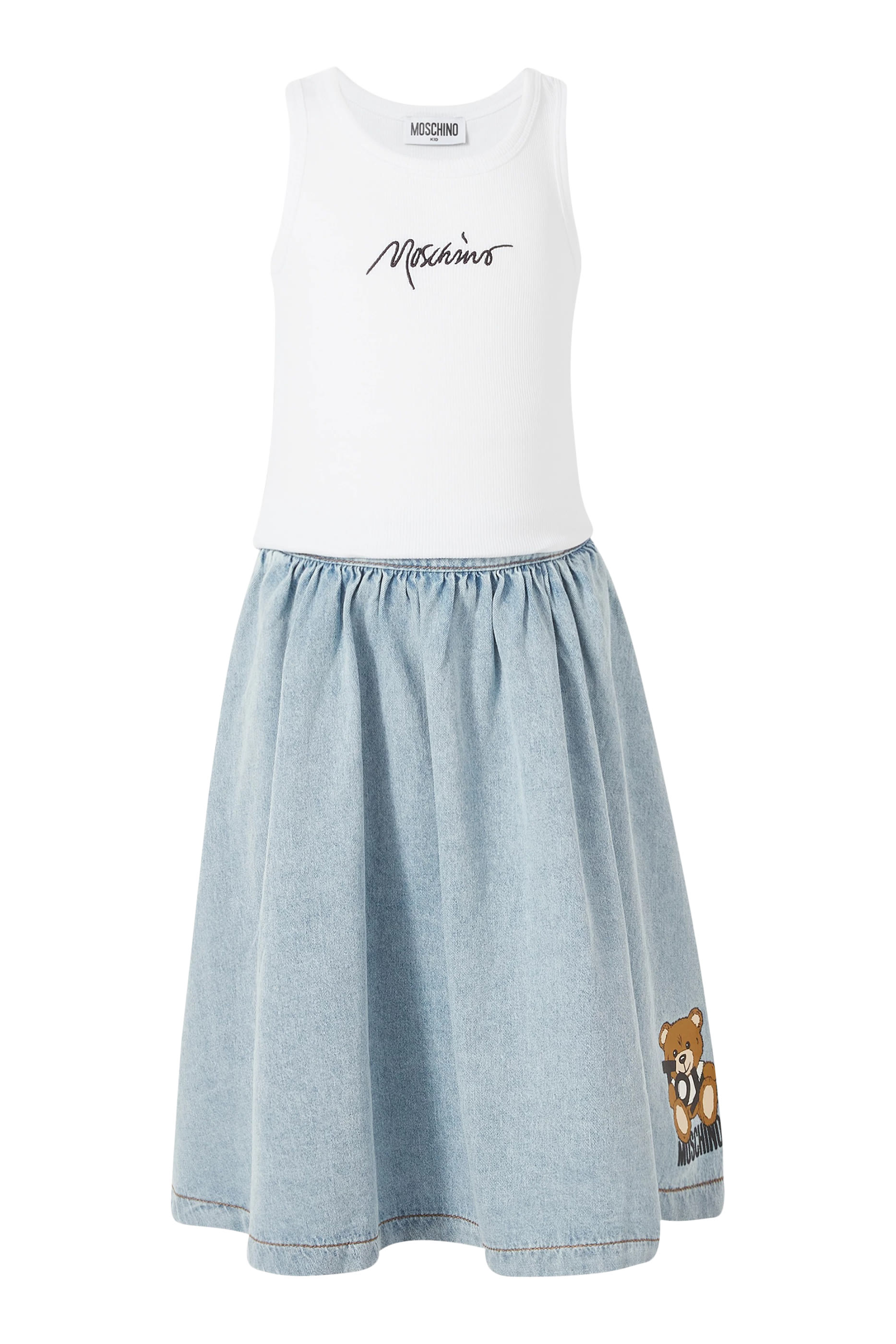 Kids Signature Logo Ribbed Tank Top