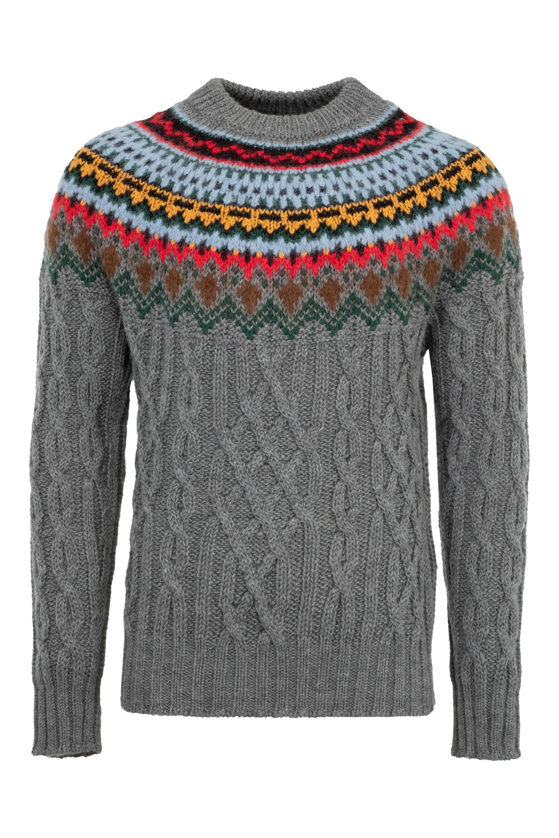 Fair Isle Virgin Wool Sweater