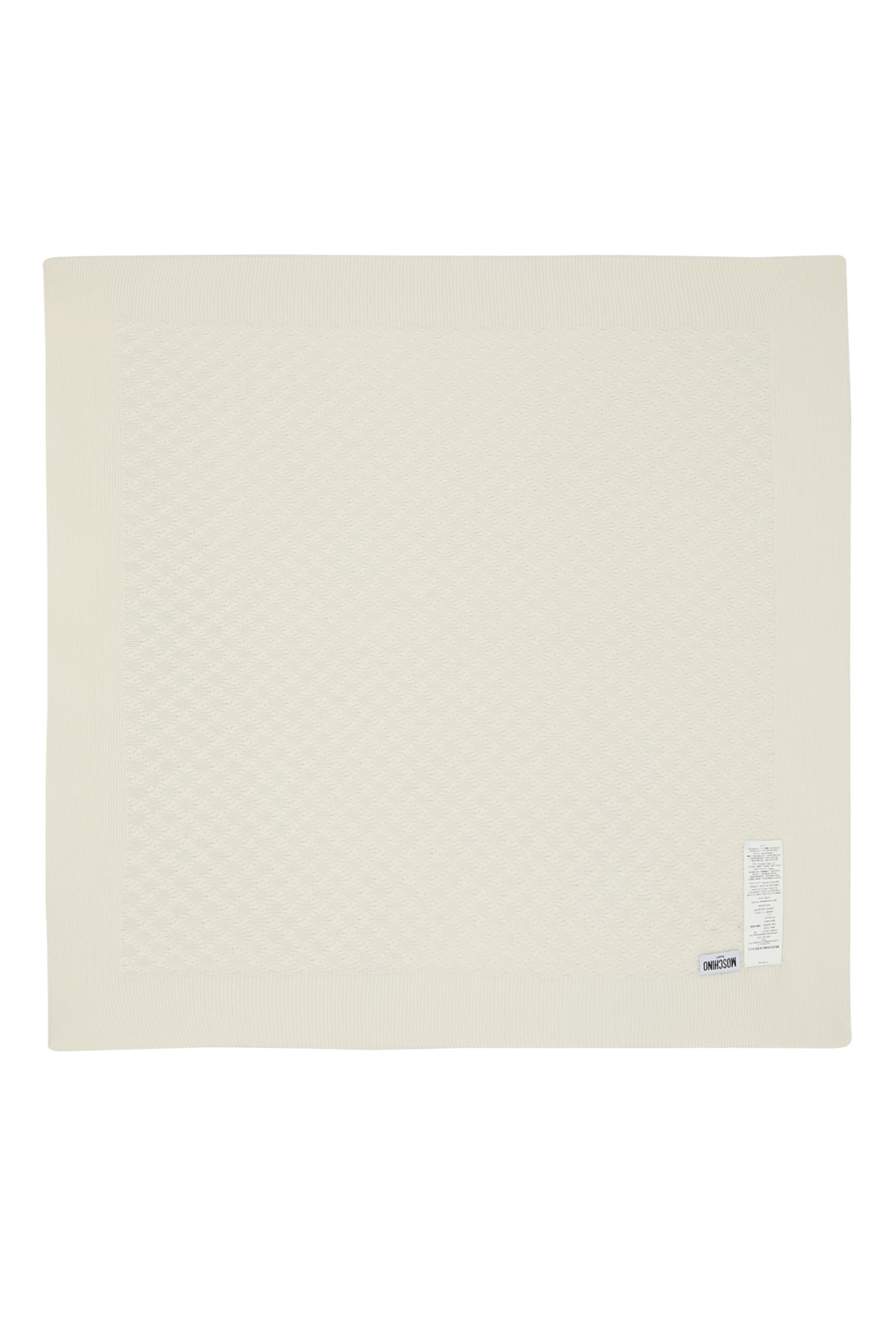 Kids Teddy Patch Knitted Blanket